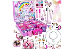 Countdown Calendar Xmas Jewelry Makeup Gifts for Kids Toddlers, Advent Calender Makeup