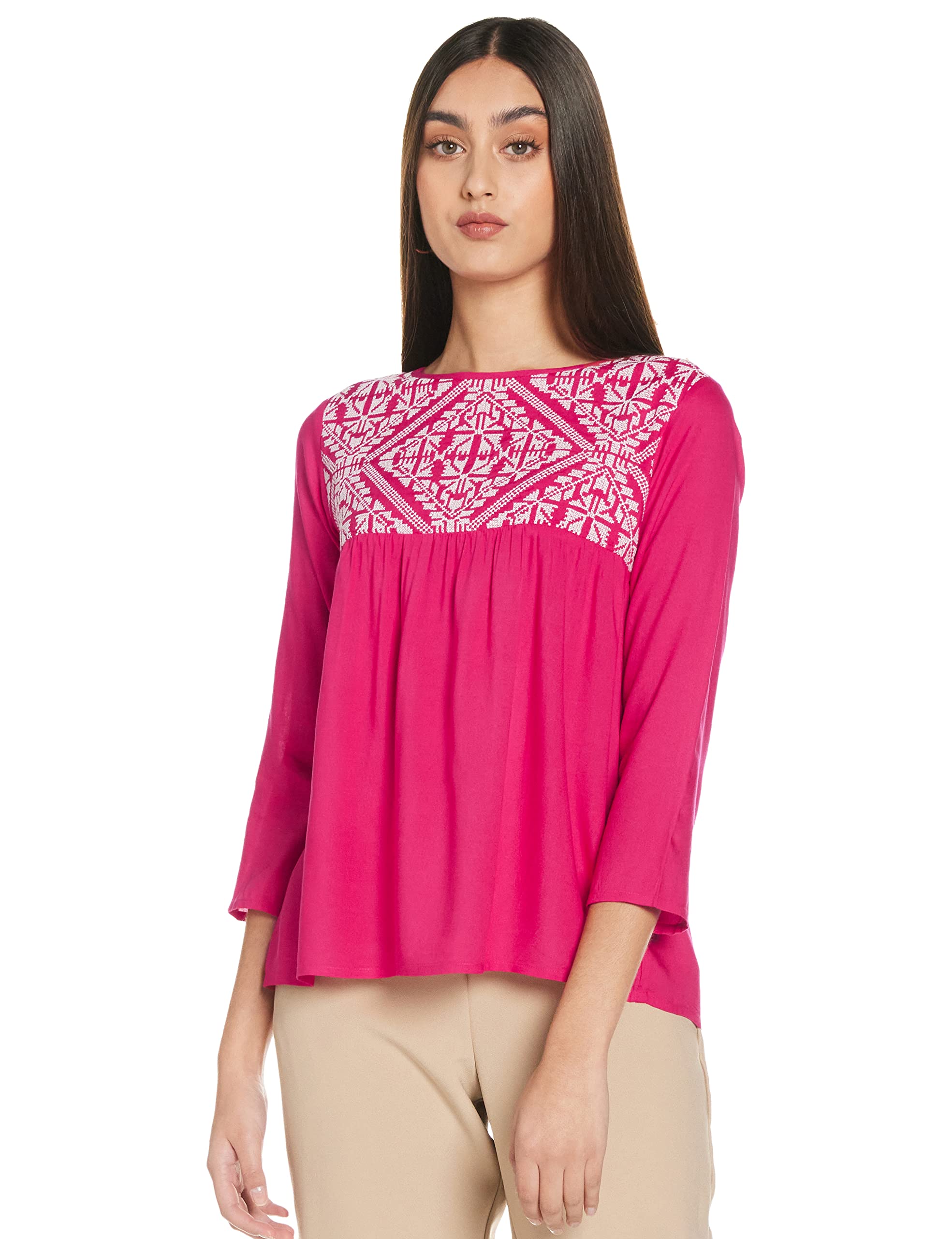 styleville.inWomen's Regular Fit Top