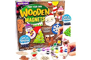 Christmas Crafting: Made By Me Paint Your Own Holiday Wooden Magnets