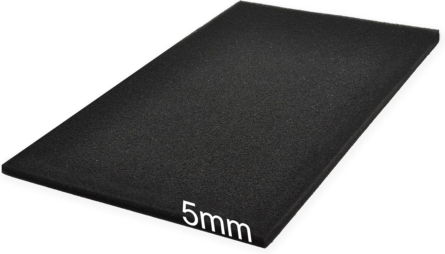 Easyboost Espuma de Filtro de Aire Universal 28x15cm Grosor 5mm de corte para Scooter Moto Quad Cortacésped Desbrozadora Motocultor Motosierra Filtración del Carburador (Espesor 5mm)