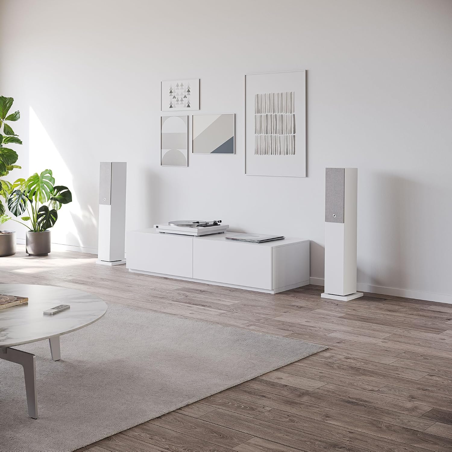 Audio Pro A38 W - WiFi & Bluetooth Multiroom Stereo Speakers - White