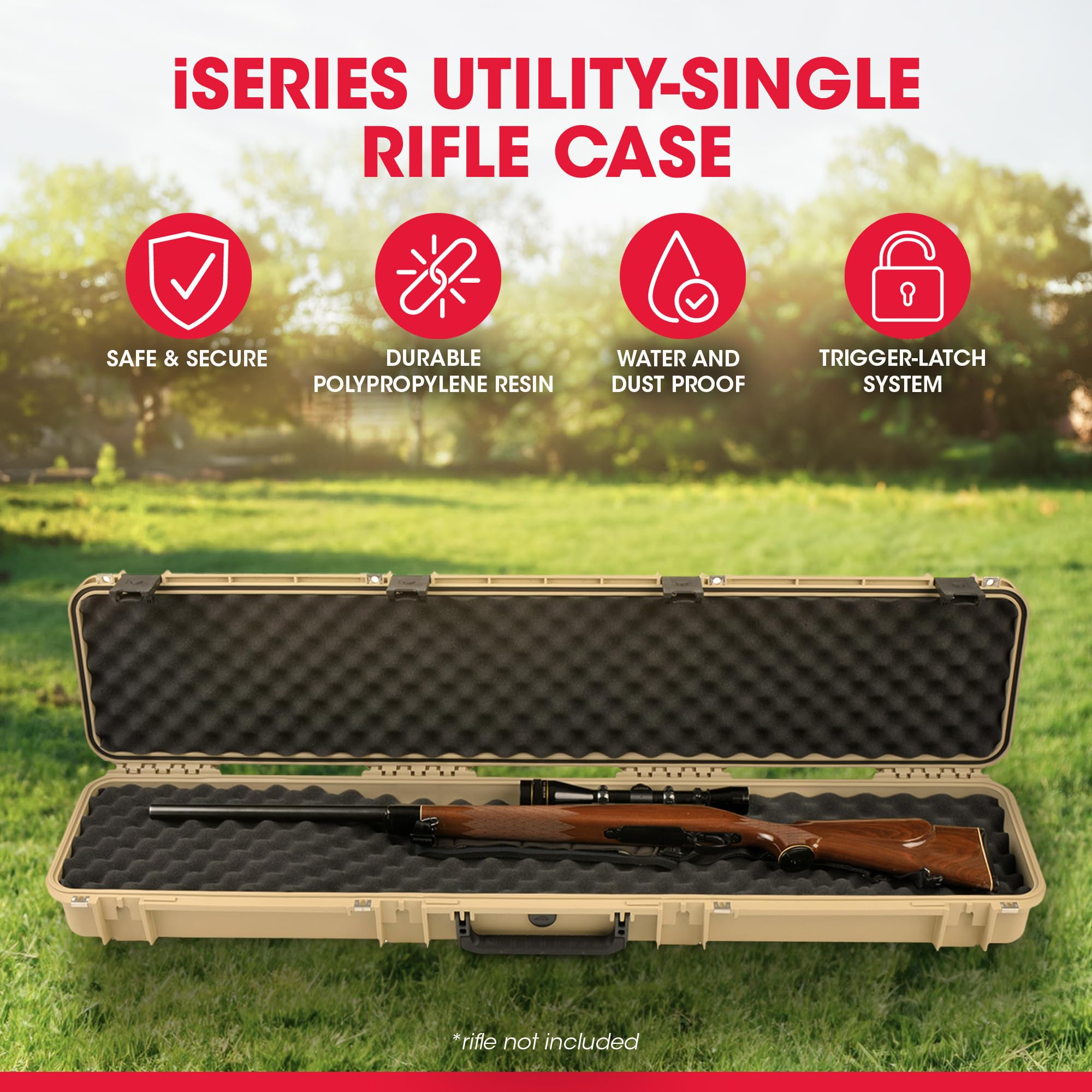 Plano Gun Case SKB Rifle Case - SKB ISeries Single Rifle Case Green ...