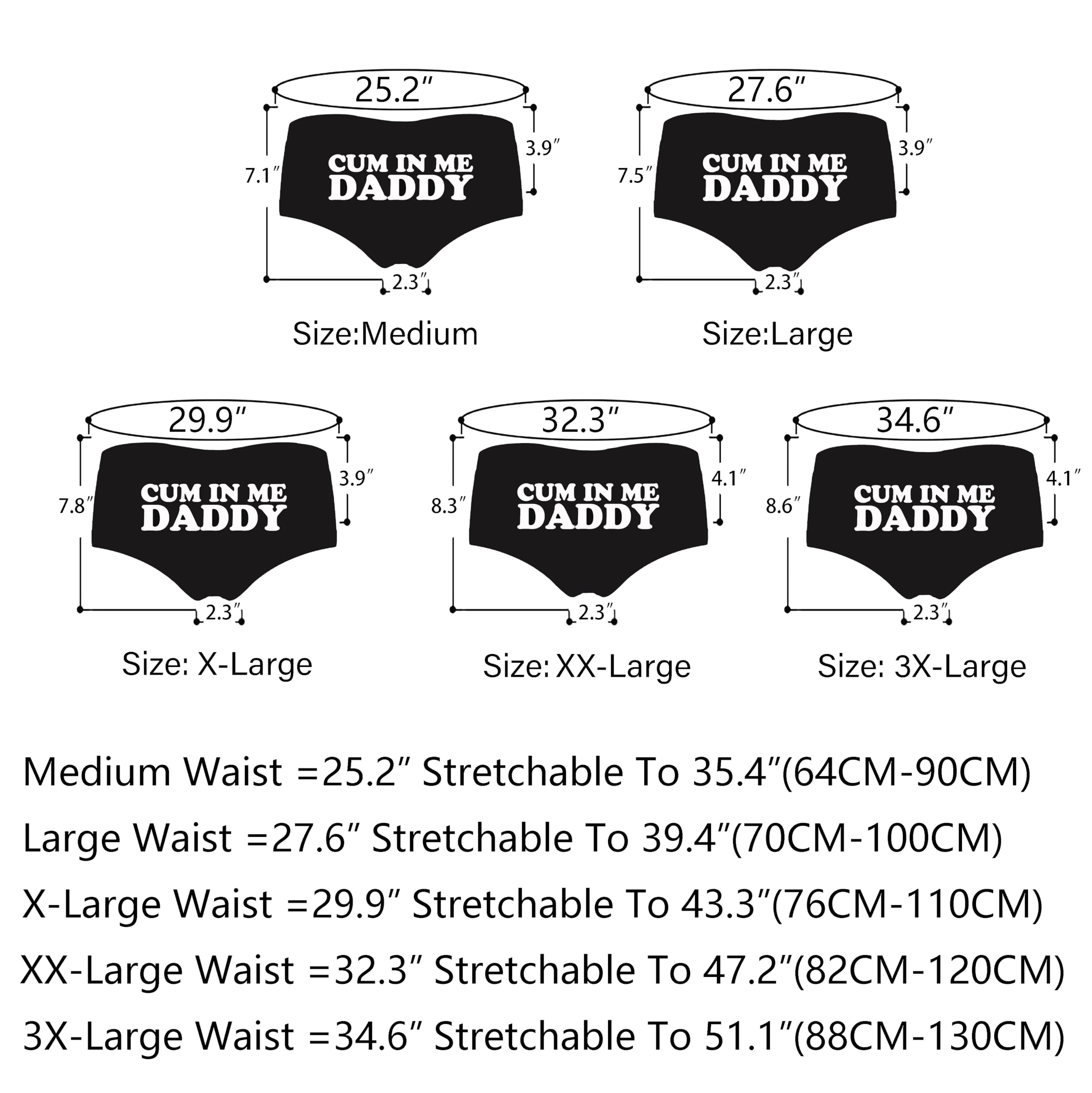 JIQIMEI Women's Underpants Funny Panties, Soft and comfortable Low rise sexy, Give her a gift of love