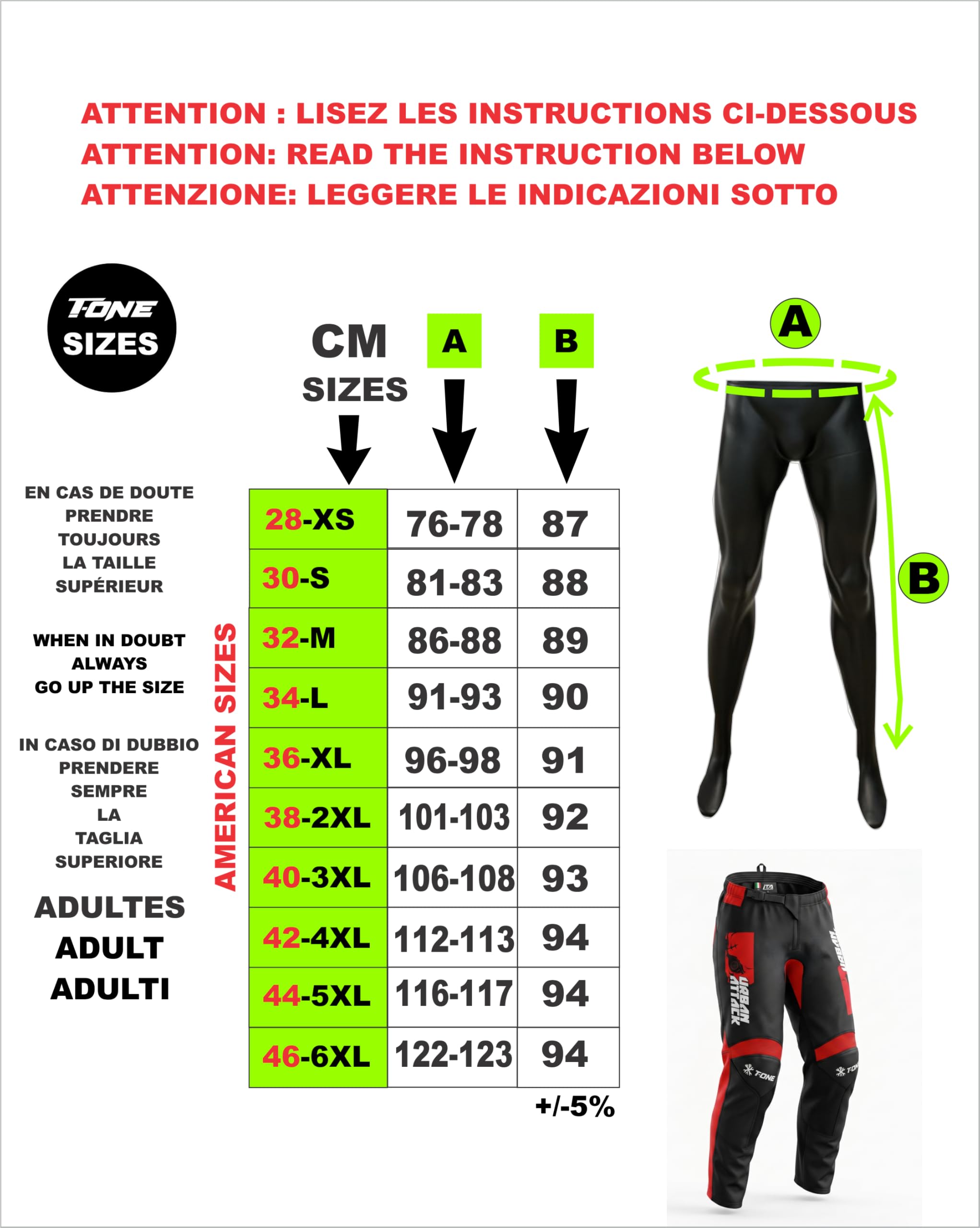 TLA T-ONE Motocross-Hose - Enduro | Motorradbekleidung | Motocross - Enduro - Quad | Herren, Damen und Kinder Motocross-Anzug