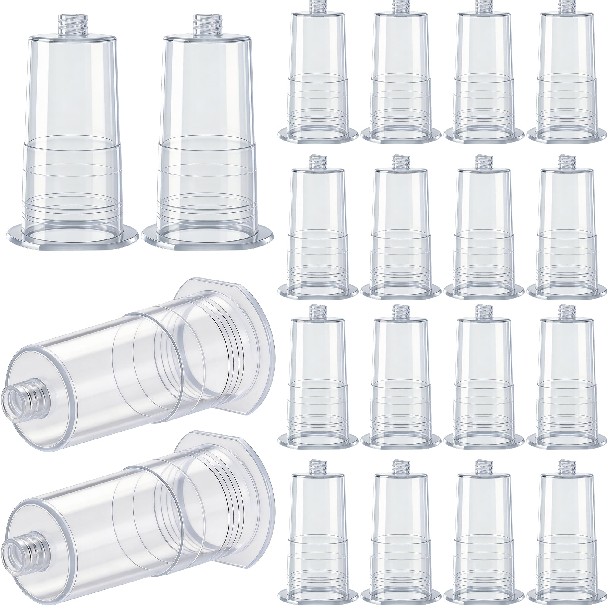 100 Pcs Disposable Needle Holder Transparent Connector Students Training Tools Universal Fit Needle Holders Vacutainer Blood Collection Tube Holder