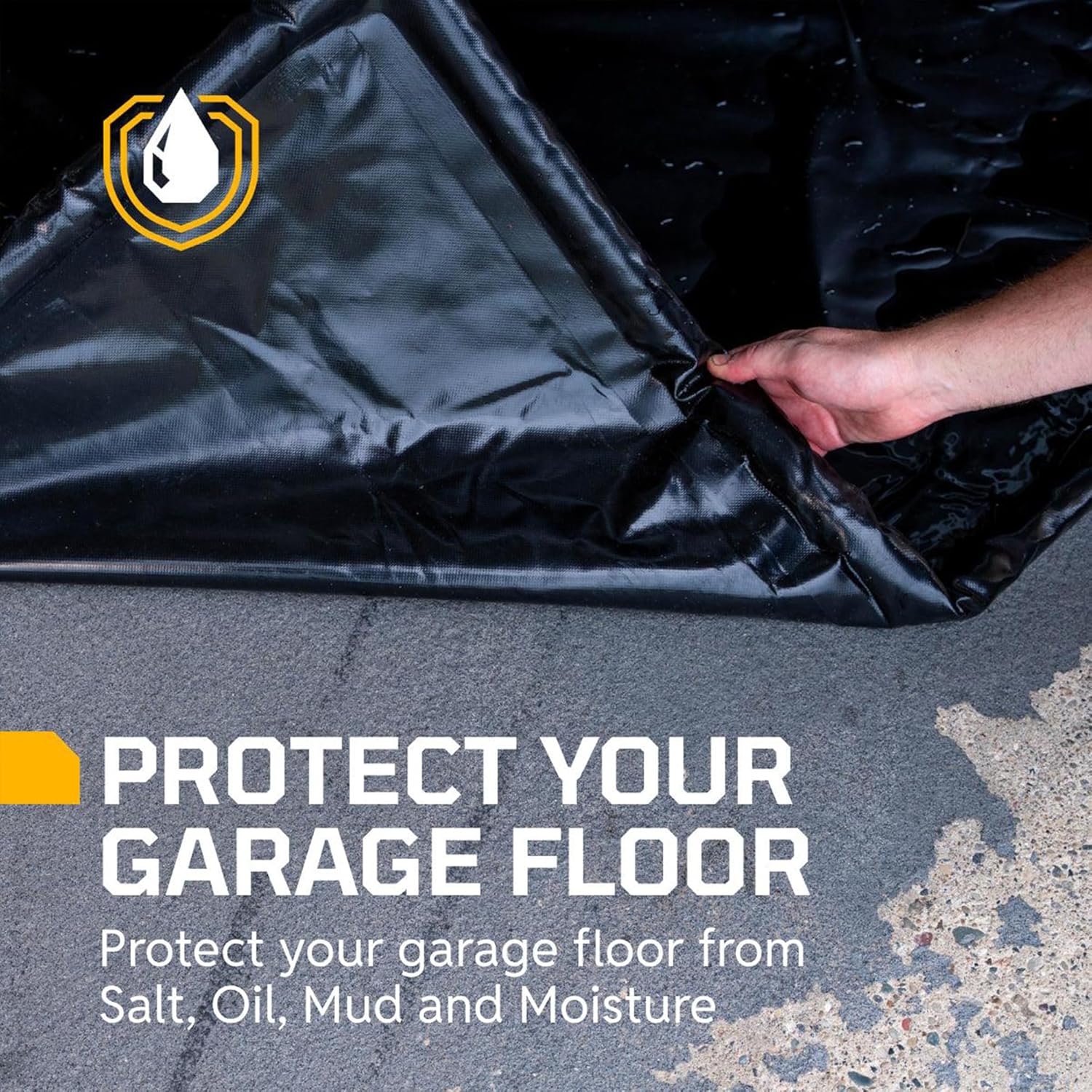 AutoFloorGuard AFG8520 Black 8'6" x 20' SUV/Truck Size Containment Mat - Image 7