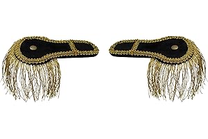 Ringleader Essential Accessory: Gold Fringe Shoulder Epaulettes