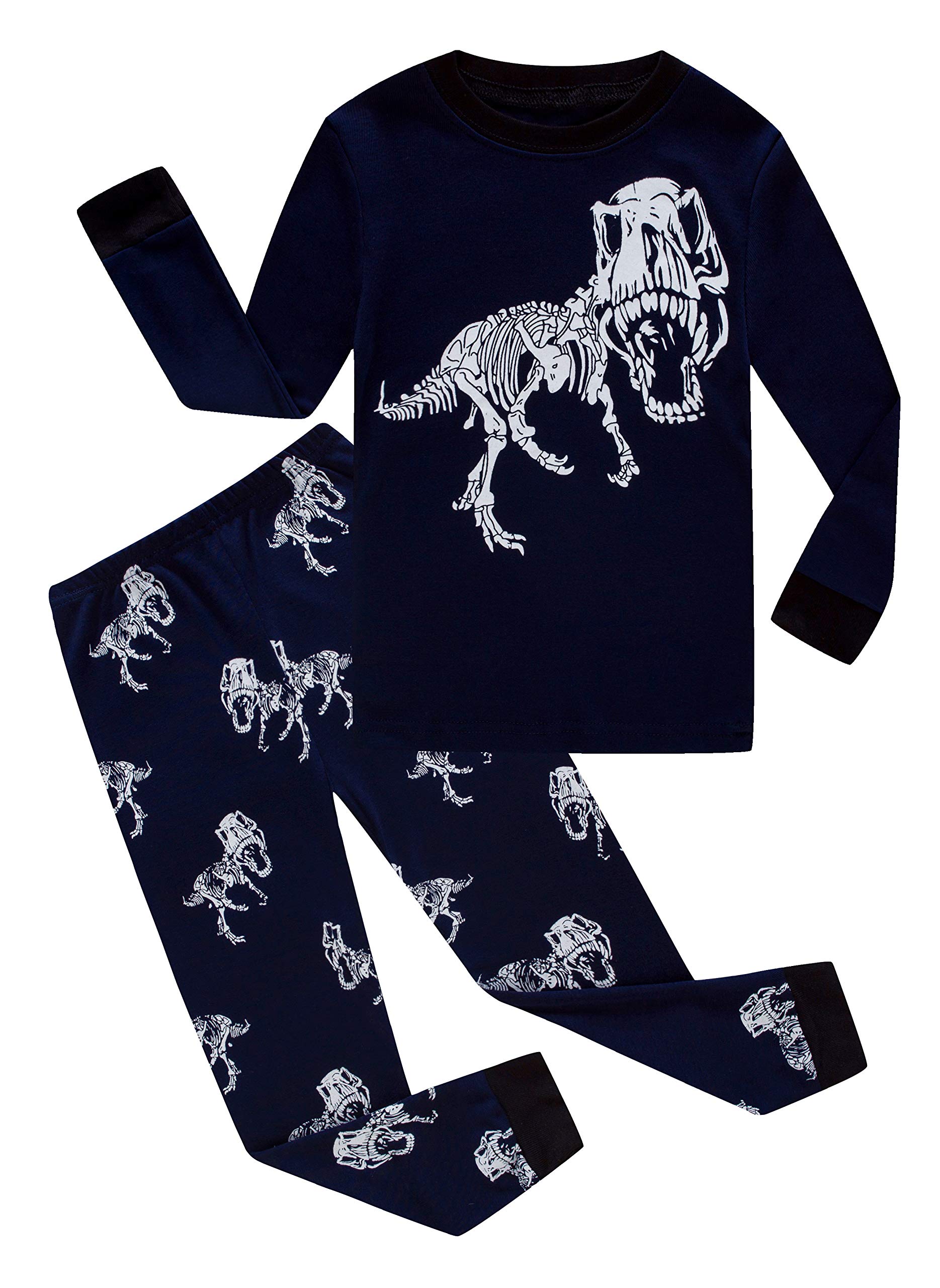 Space Little Boys Pajamas Sets 100% Cotton Clothes Toddler Kids