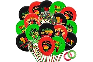 40-Piece Happy Juneteenth Balloons for Meaningful Freedom Day Décor