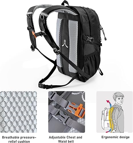 Miniatura 2 de N NEVO RHINO Mochila de senderismo de 25L35L40L45L, impermeable, para exteriores, mochila ligera de viaje para acampar para hombres y mujeres