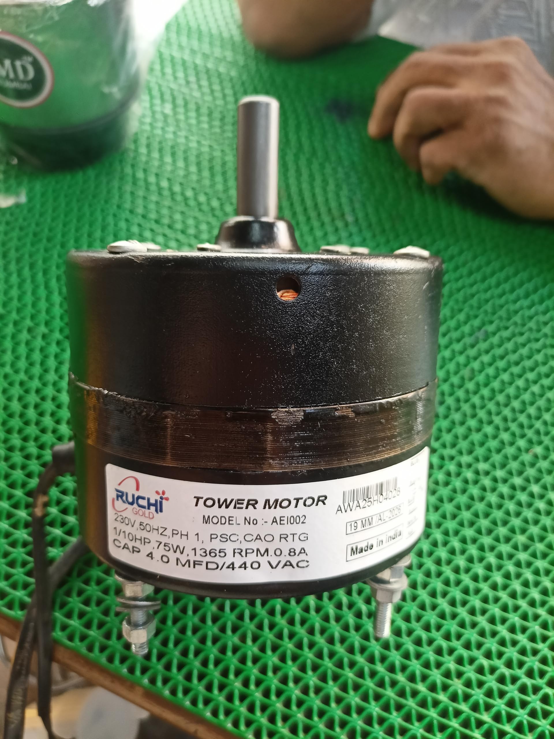 Tower fan motor,-1365 r.p.m,3 speed 1365 r.p.m - 3 speed match and buy check details and size first-image-22