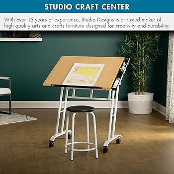 Amazon.com: Studio Designs 13240 Craft Center, White/Maple