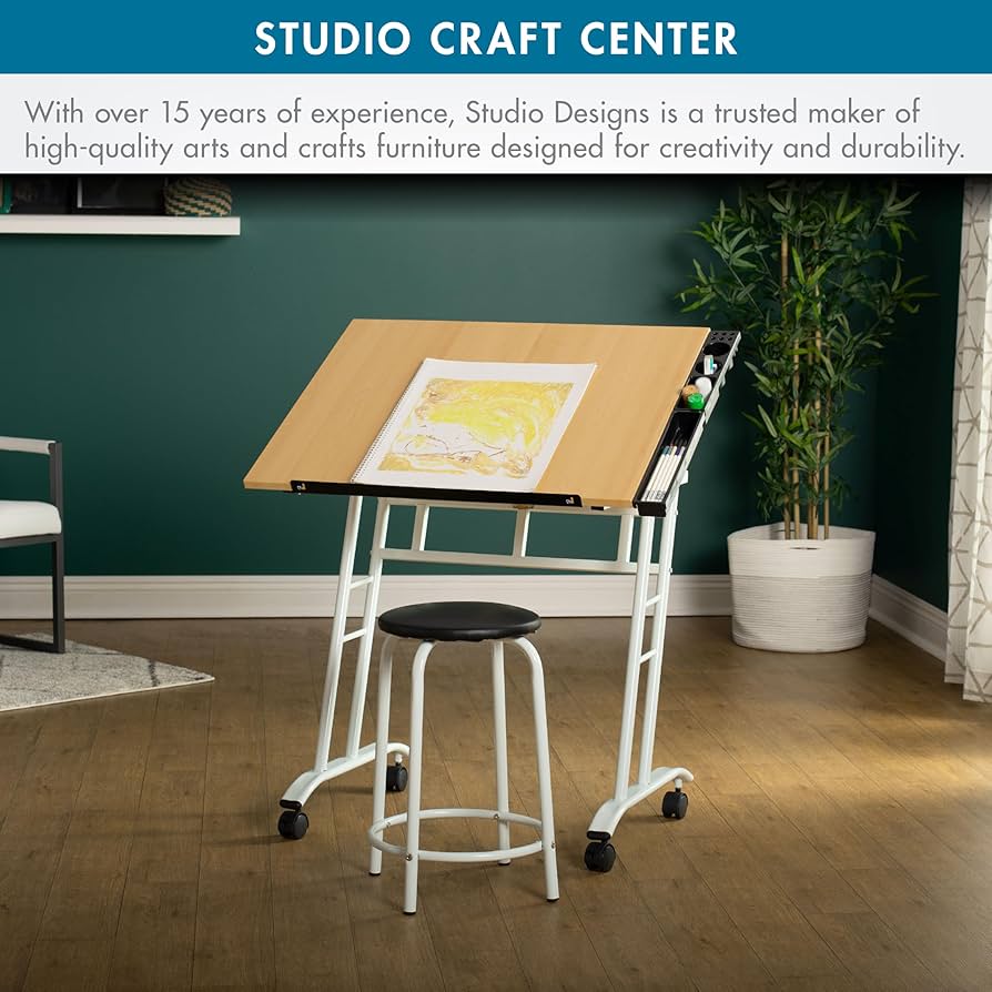 Amazon.com: Studio Designs 13240 Craft Center, White/Maple