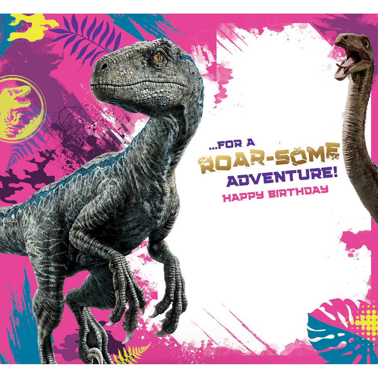 Jurassic World Carte D'anniversaire Pour Sept Ans Par Danilo-JW001 Celebrations & Occasions Hoe