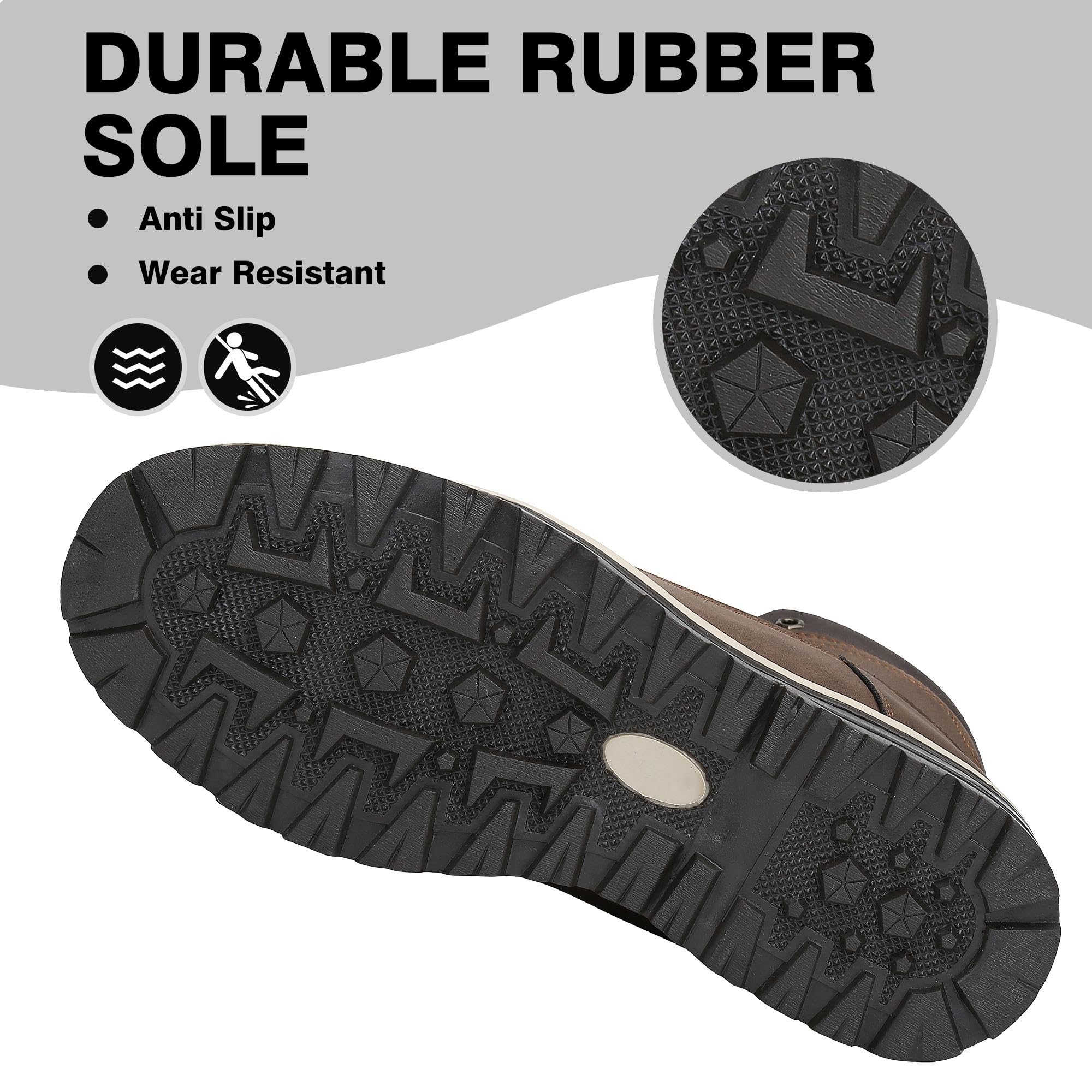 Mishansha Stivali Donna Uomo Invernali Trekking Impermeabile Stivali da Neve Outdoor Antiscivolo Scarpe