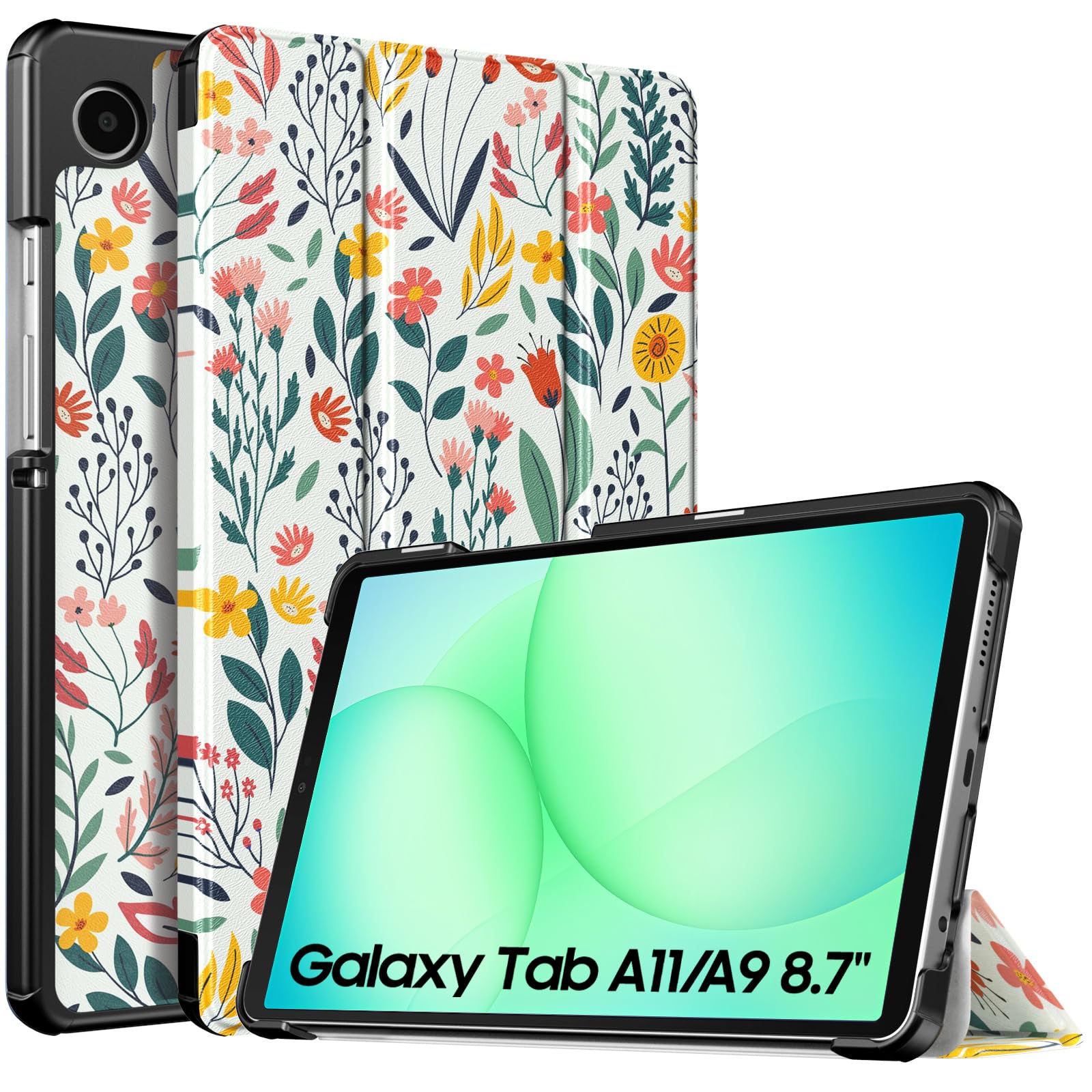 TiMOVO Hülle Kompatibel mit Samsung Galaxy Tab A9 2023, Schlank Leicht Schutzhülle mit Ständer & Harter Rückseite für Galaxy Tab A9 Tablet Tablet