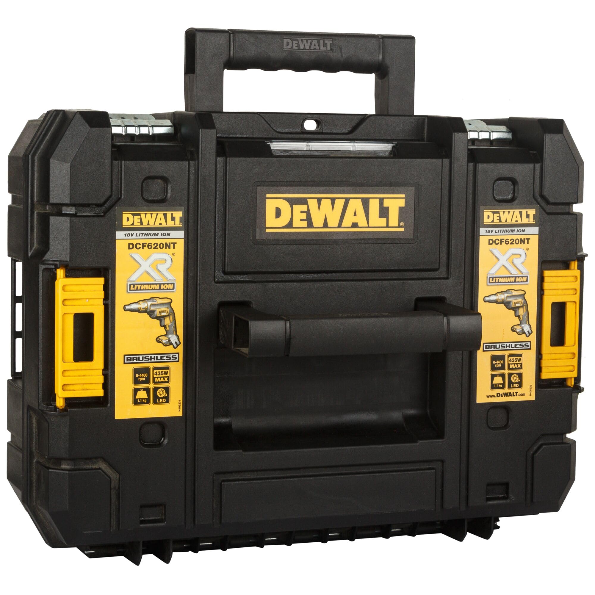 DEWALT Avvitatore per cartongesso in valigetta TSTAK, senza batterie e caricabatterie, DCF620NT-XJ