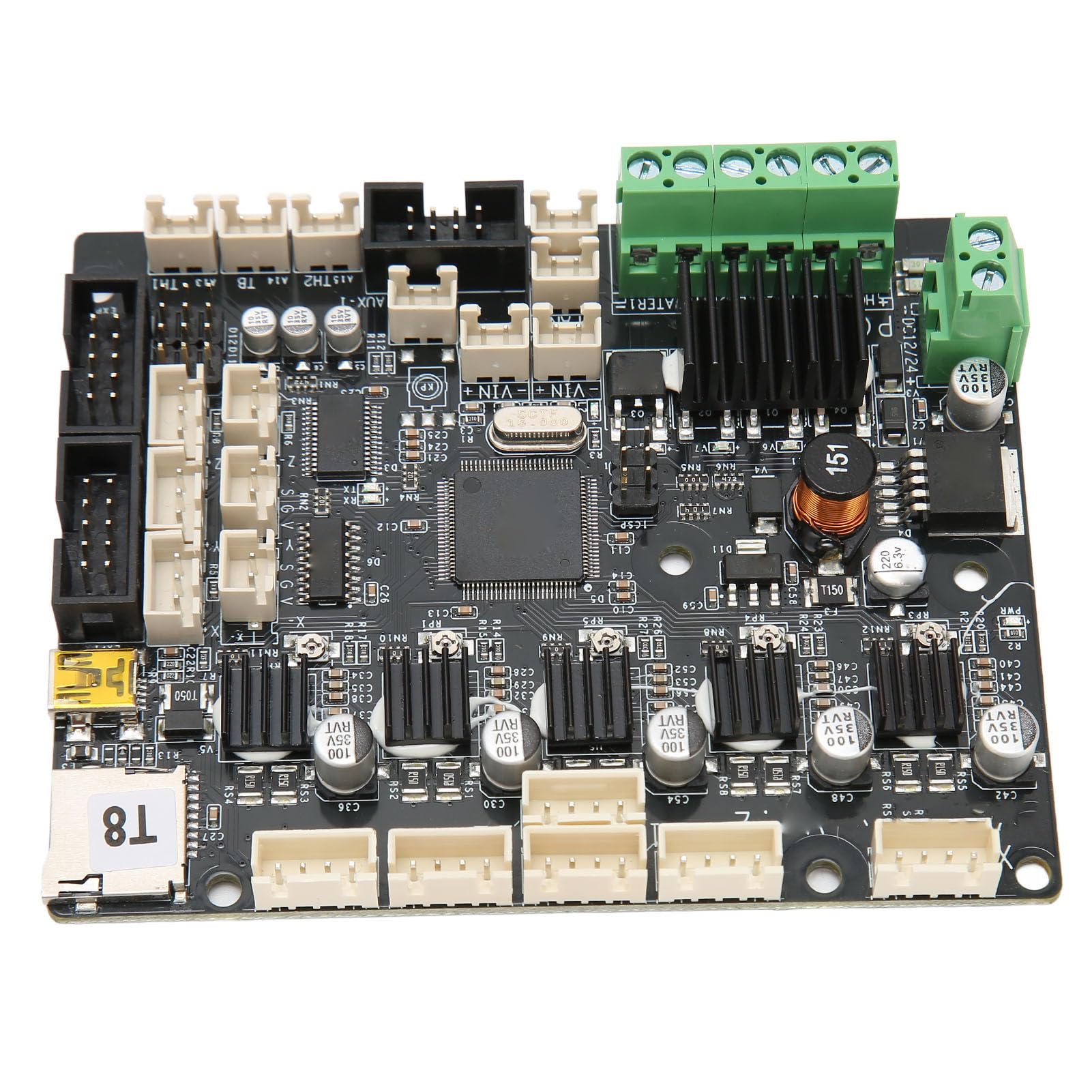 Ender 5 Plus Drucker CR 10 S5 CR X 20 Pro Hauptkarte Stille Ersatz, Rauschreduzierung nach Schritt - STTTMC2208, für Kaputte Steuerkarten, PCB -Material