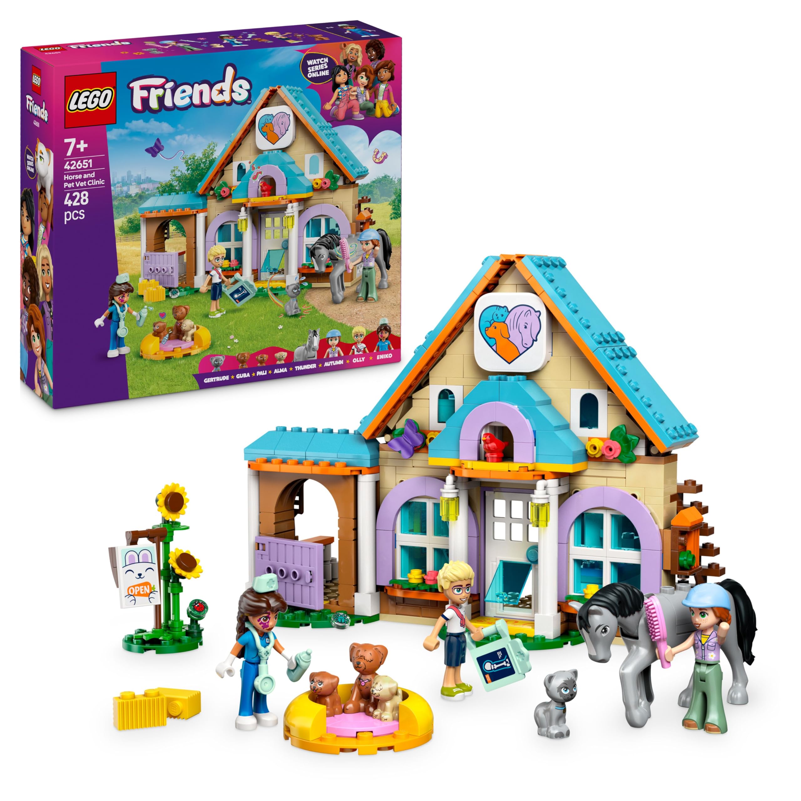 LEGO Friends Tierarztpraxis für Pferde und Haustiere (42651)