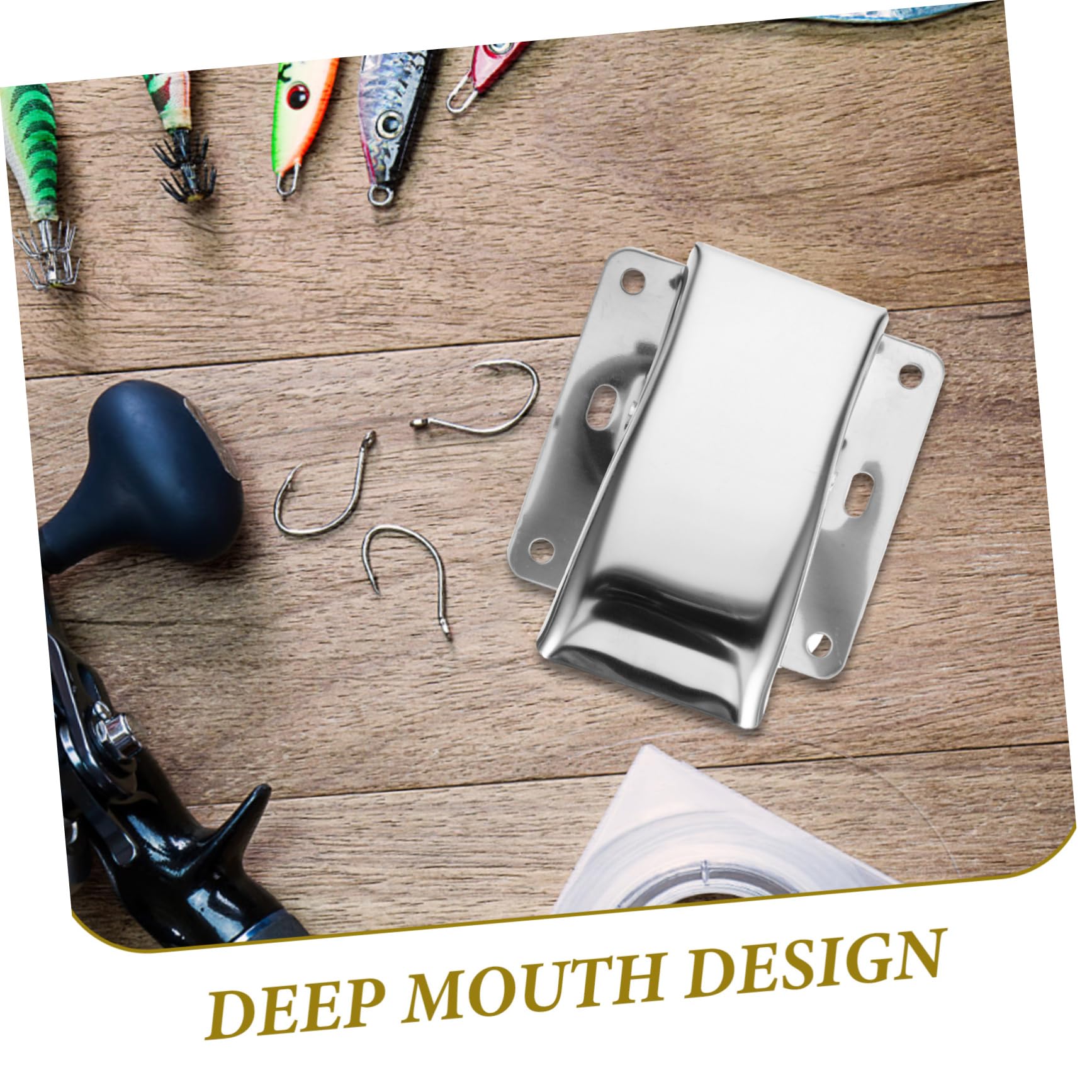 Happyyami 4sets Pinze Per Pulizia Pesci Acciaio Inossidabile Clip Per Squamare e Pulire Pesce Con Supporto Per Esche Strumenti Per La Preparazione Di Pesce Per Pescatori e Appassionati Di