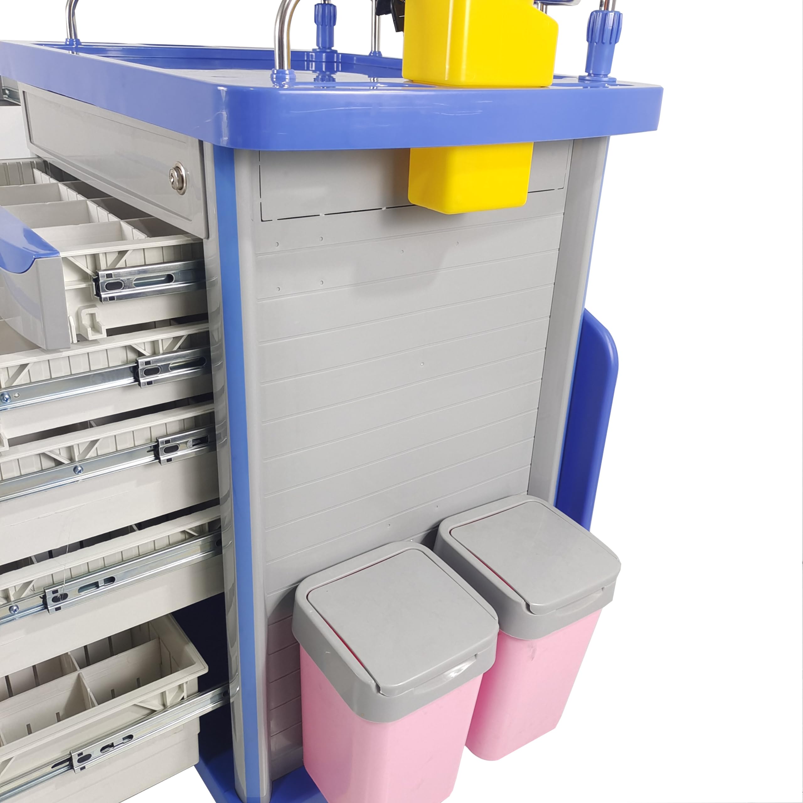 Carrello di emergenza con 5 cassetti Mobile Emergency Trolley Crash Car