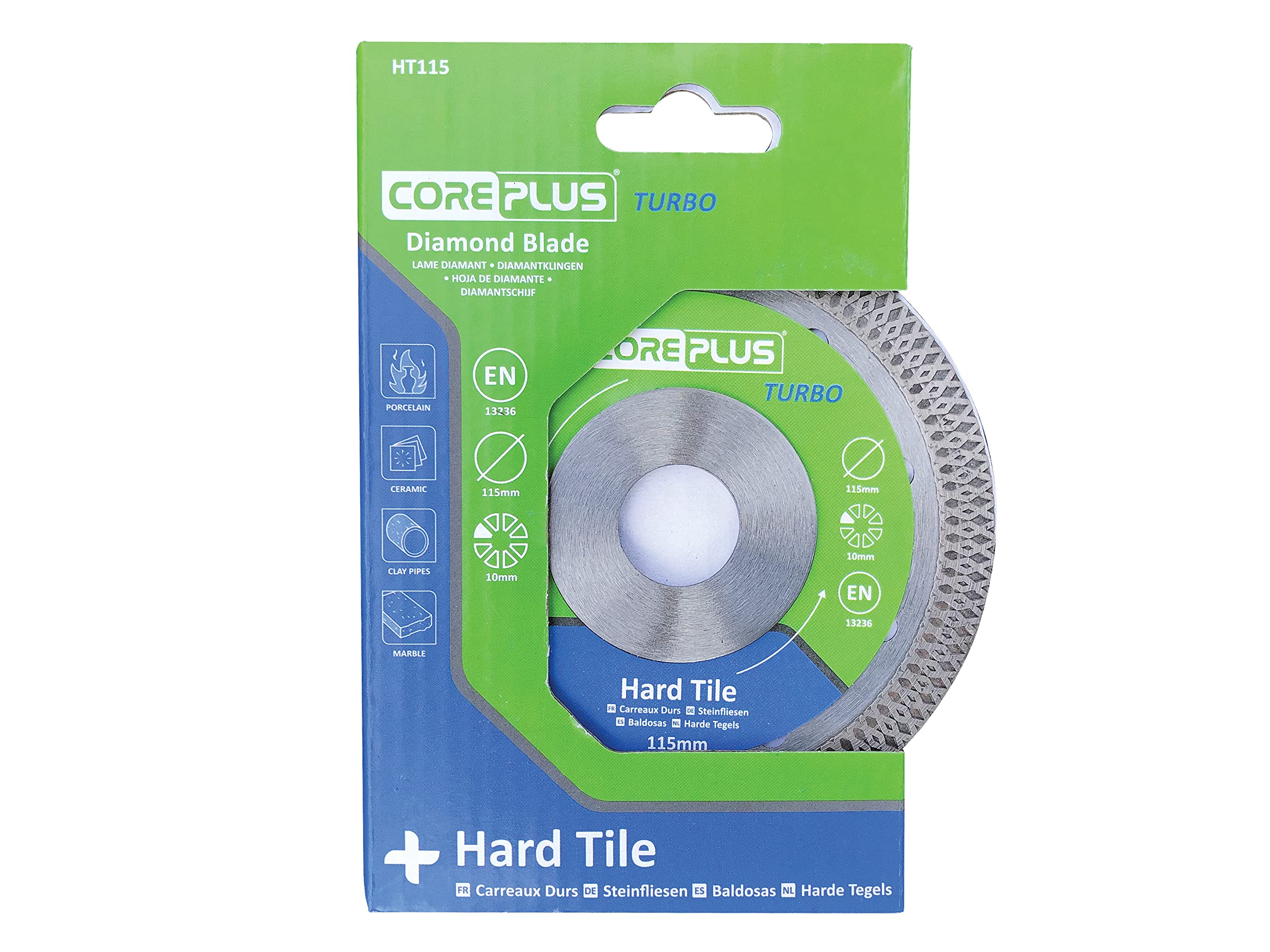 Coreplus Cordbht115 Hard Tile Diamond Blades 115Mm (Box Of 1)