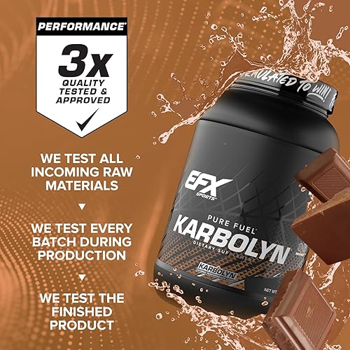 Miniatura 59 de EFX Sports Karbolyn Fuel | Polvo de carbohidratos de rápida absorción | Carga de carbohidratos, energía sostenida, recuperación rápida, sin