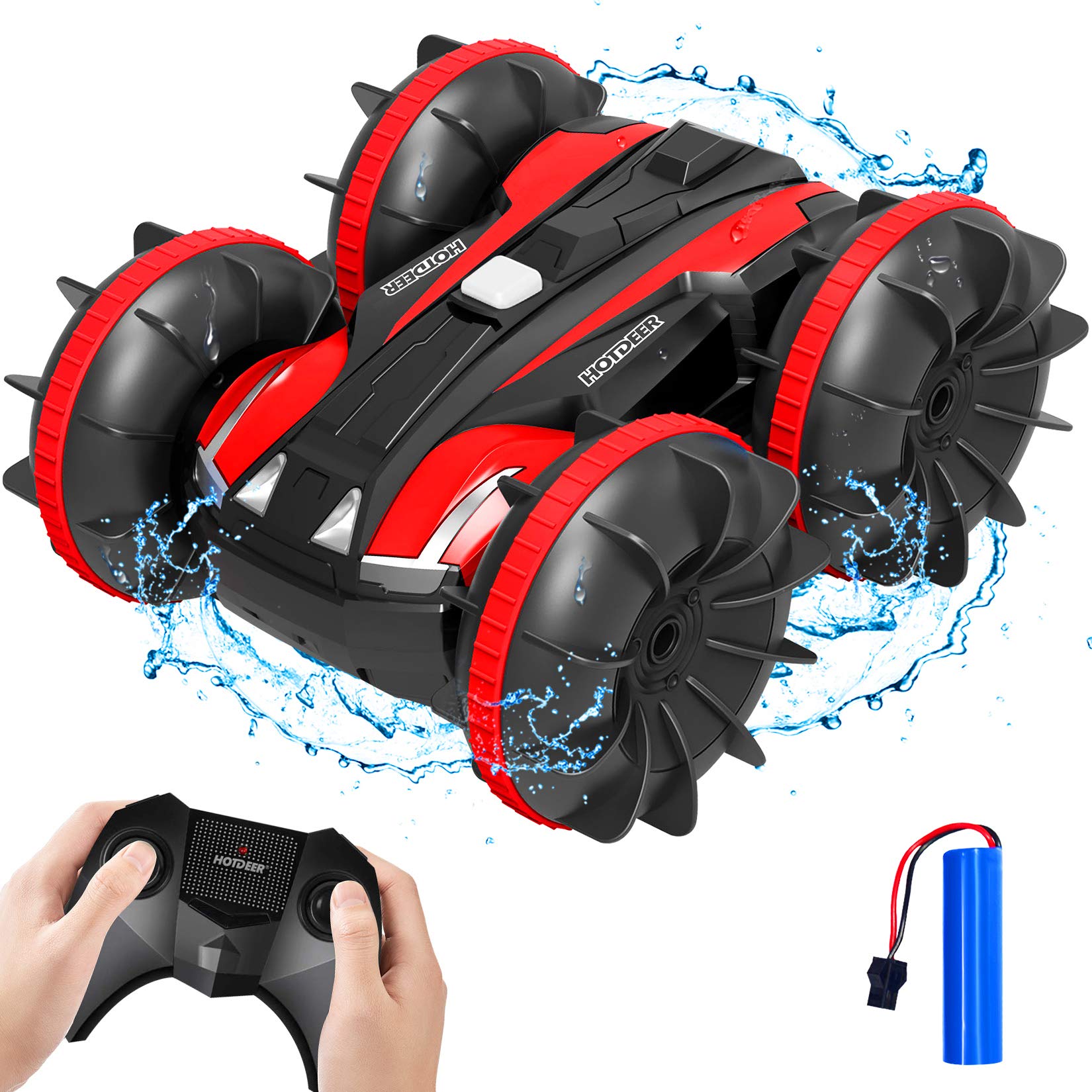 Photo 1 of Remote Control Car Boat Truck - 2.4GHz Amphibious 4WD Stunt RC Cars