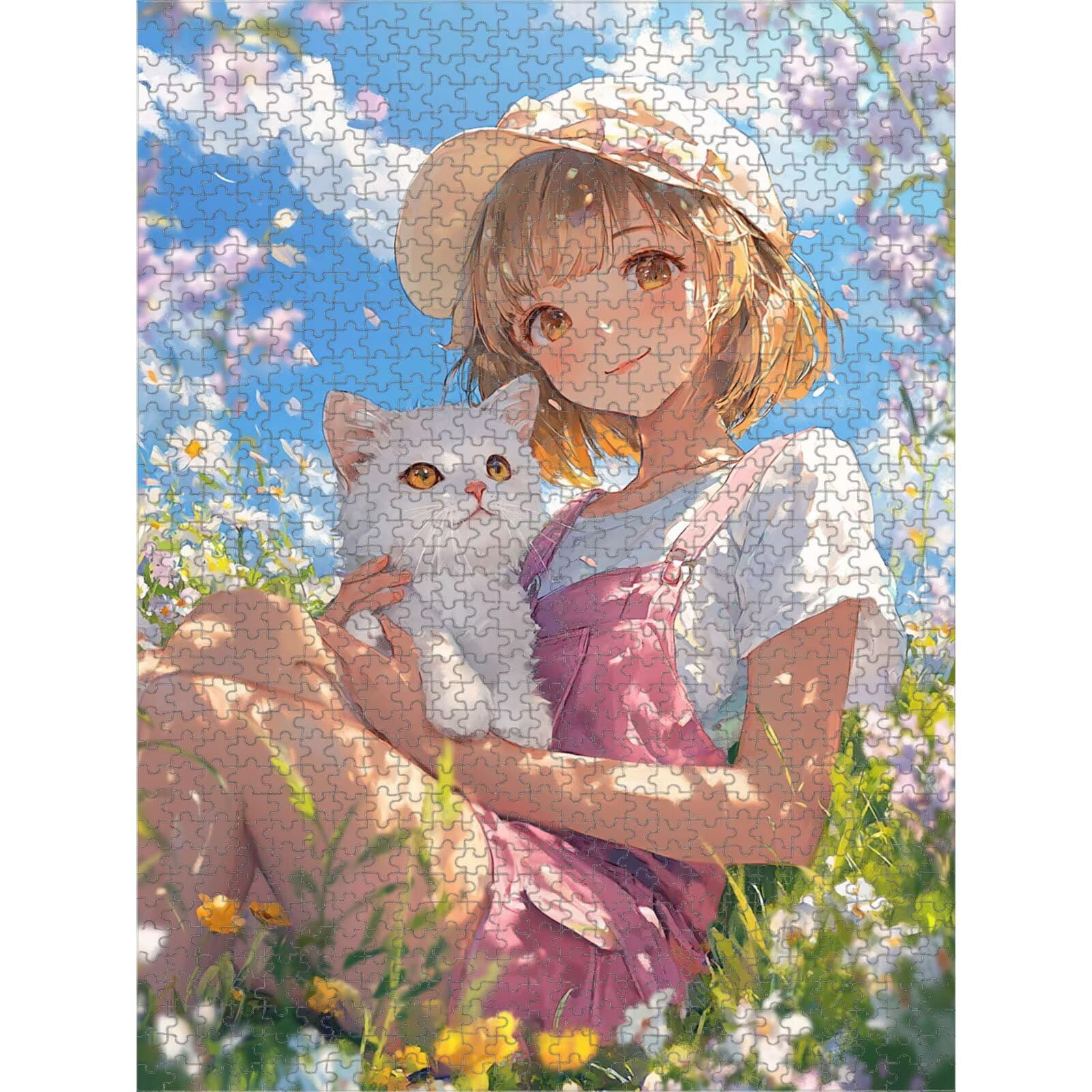 3000 elementów, puzzle dla dorosłych, komiksy i dziewczynki, drewniane puzzle 1T#2205 | Drewniana konstrukcja, precyzyjne cięcie, jasne kolory, statyczne hobby, relaks, dekoracja domu, prezent, 87 x 111 cm