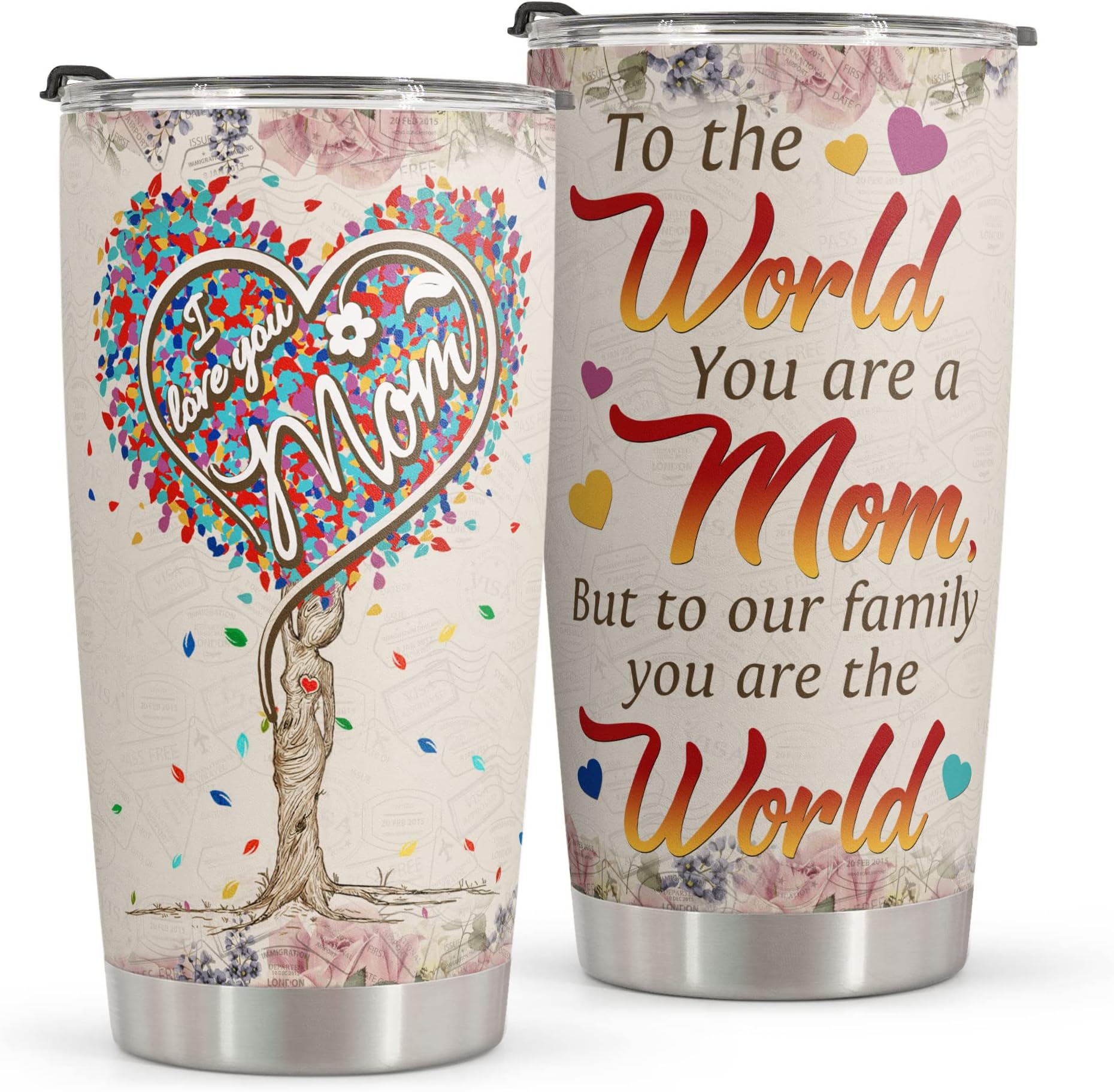 a liter stainless steel travel coffee mug OTE 1.2 L (40 oz) Travel Mug with Handle, Double-Walled Steel Vacuum Insulated Mug and Straw, BPA Free,Portable Car Mug Tumbler, Thermal Mug, Coffee