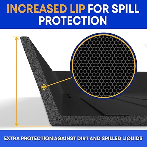 Miniatura 6 de Forro de carga prémium para Ford Escape 2020-2023, 100% protección, tapete de maletero de automóvil de ajuste personalizado, tapete de carga negro