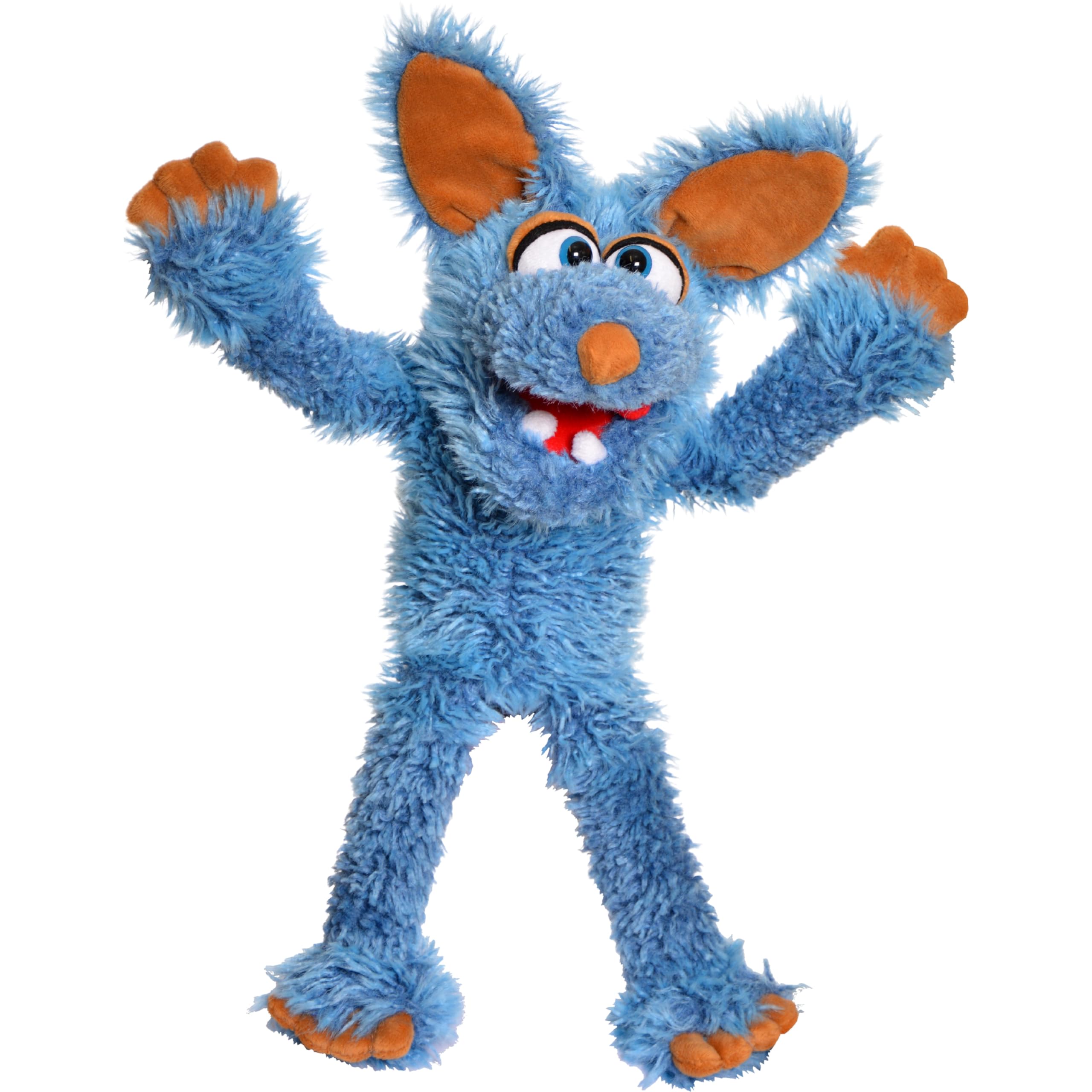 Amazon.com: Living Puppets - Fizz The Blue Dog, 18-Inch Plush Hand