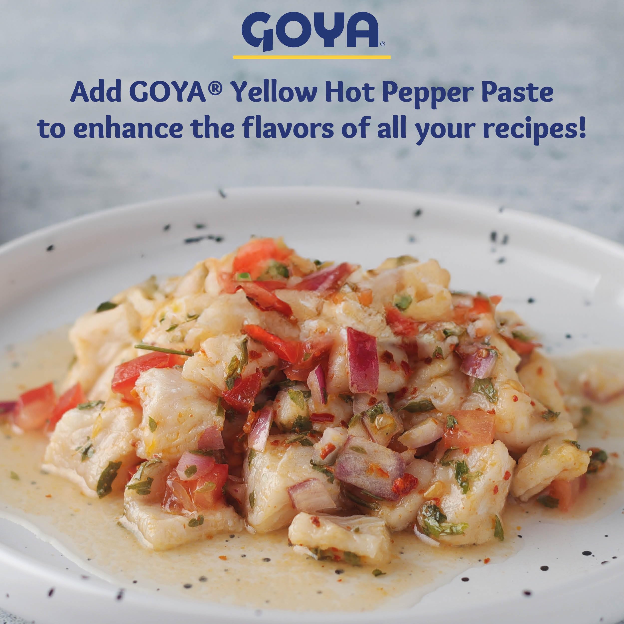 Ají Mirasol Paste by Goya, Dried Yellow Hot Pepper Paste for Latin Cooking, Mild–Medium Chili Paste for Sauces, Soups, Stews & Marinades, 7.5 oz Jar