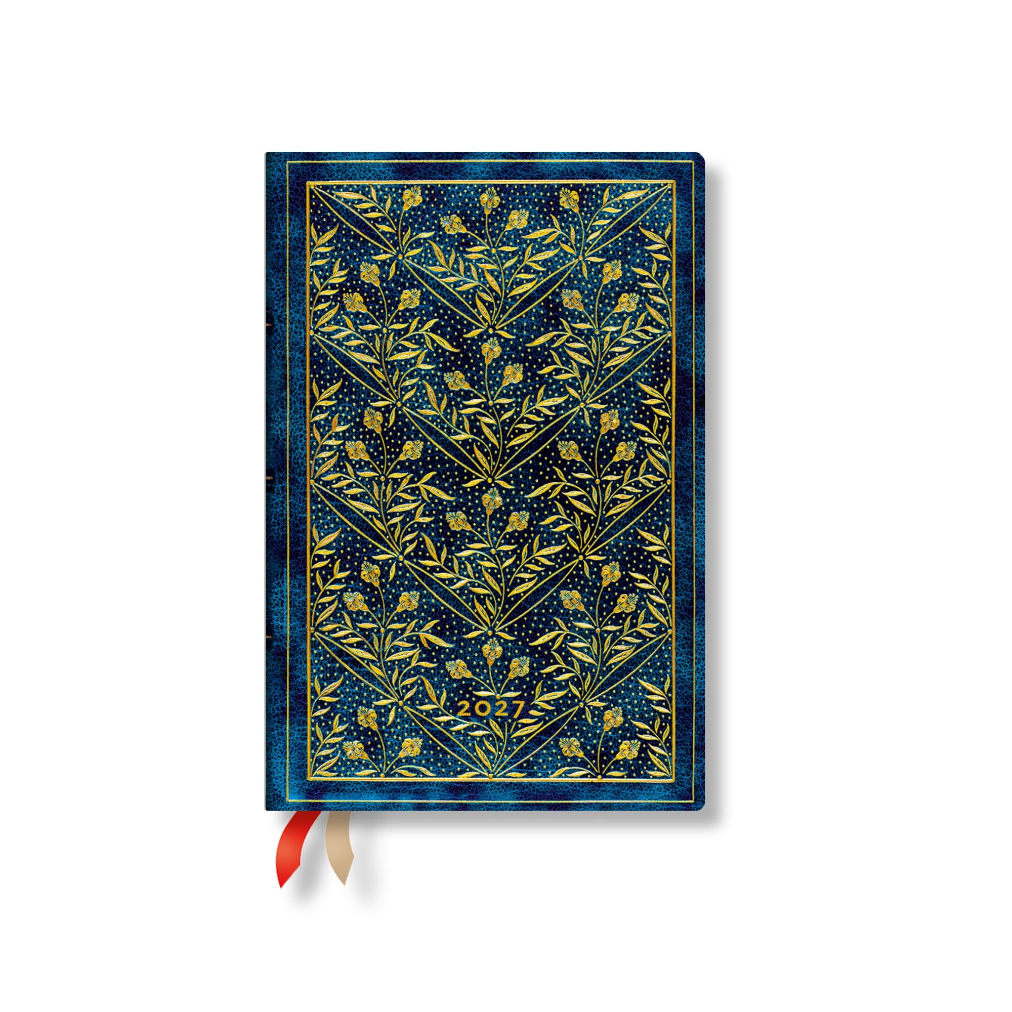 2027 Wildflower Song Mini Hardcover 12-Month Dayplanner (Elastic Band Closure) Daily