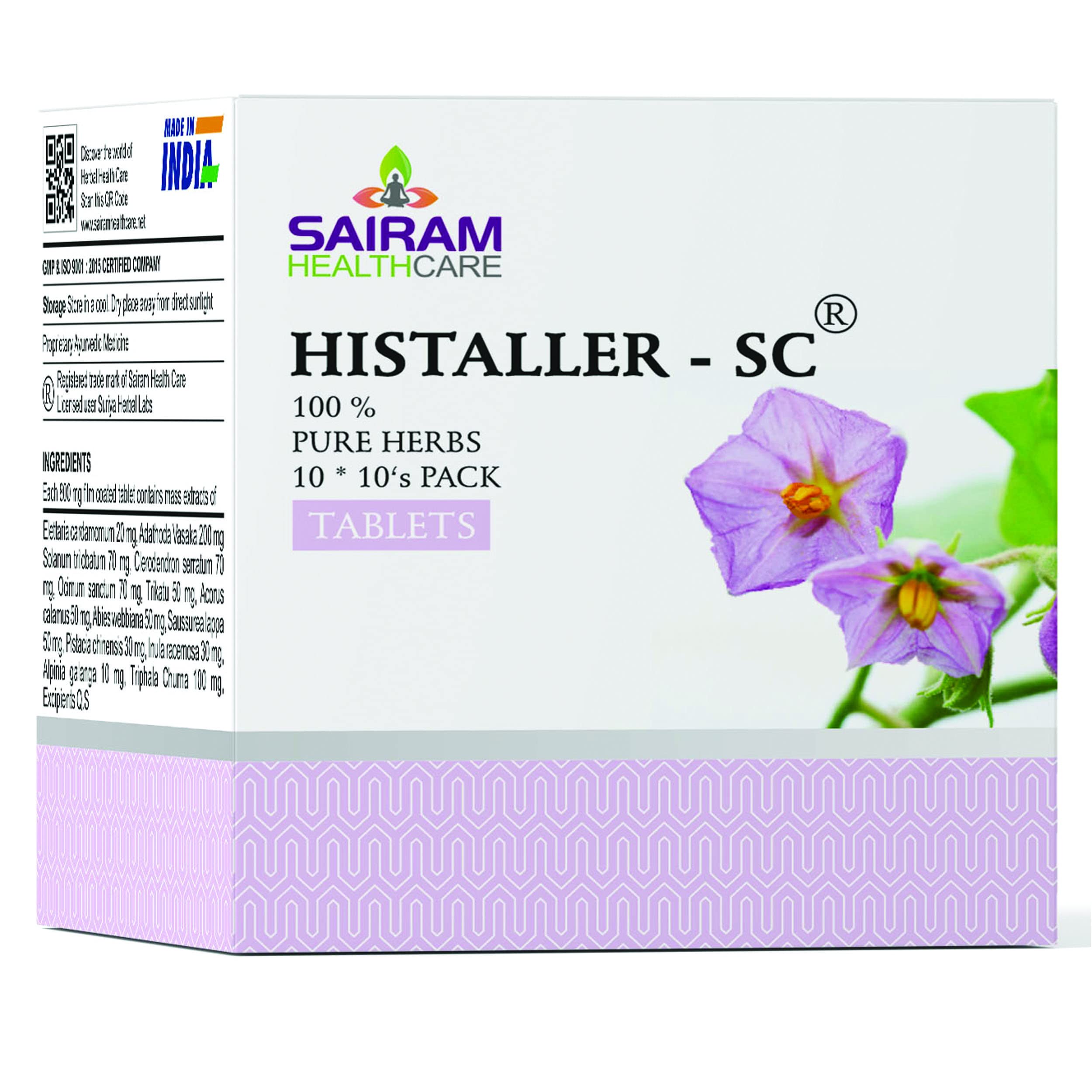 Histaller Sc Tablets For Respiratory Disorders