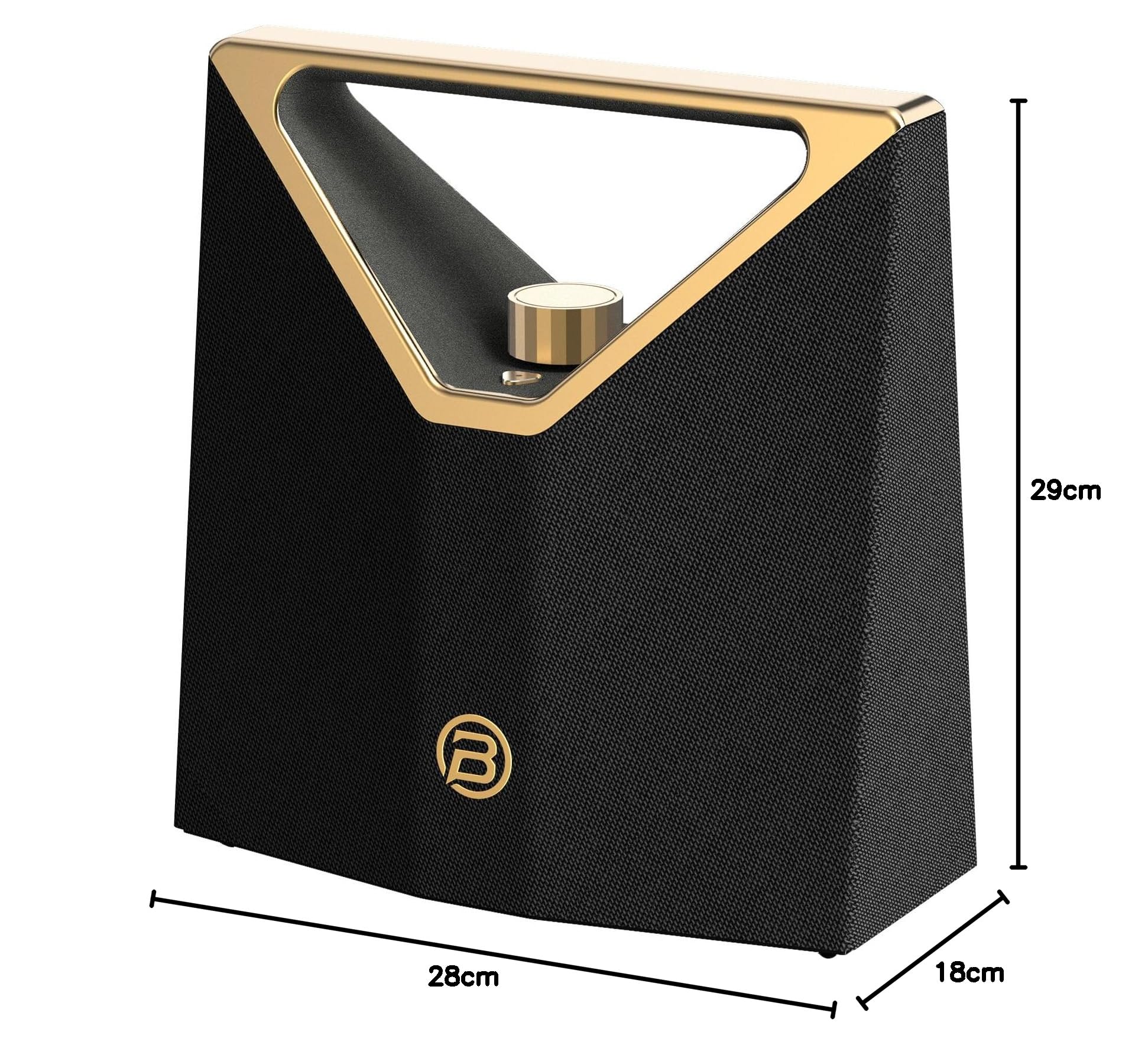 BUGANI Brief Plus - Altavoz Bluetooth potente y portátil, 80 W | Autonomía Reproducción 12 horas Subwoofer Soporta Funciones AUX/USB Altavoz externo para fiestas