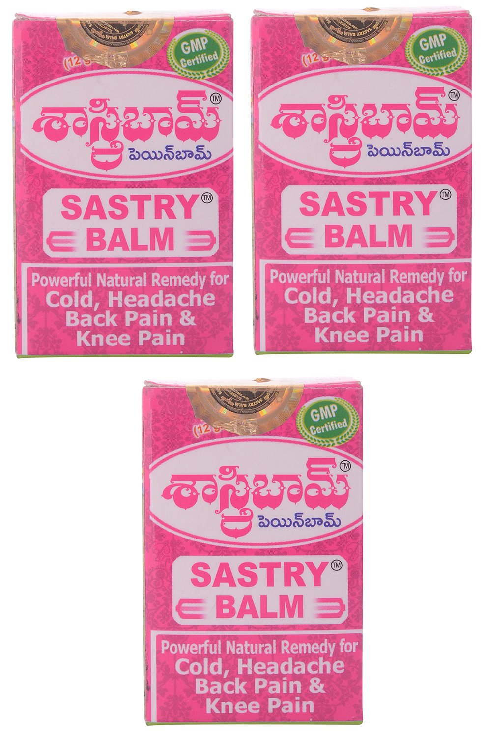 Sastry Pain balm (12 gms) pack of 3