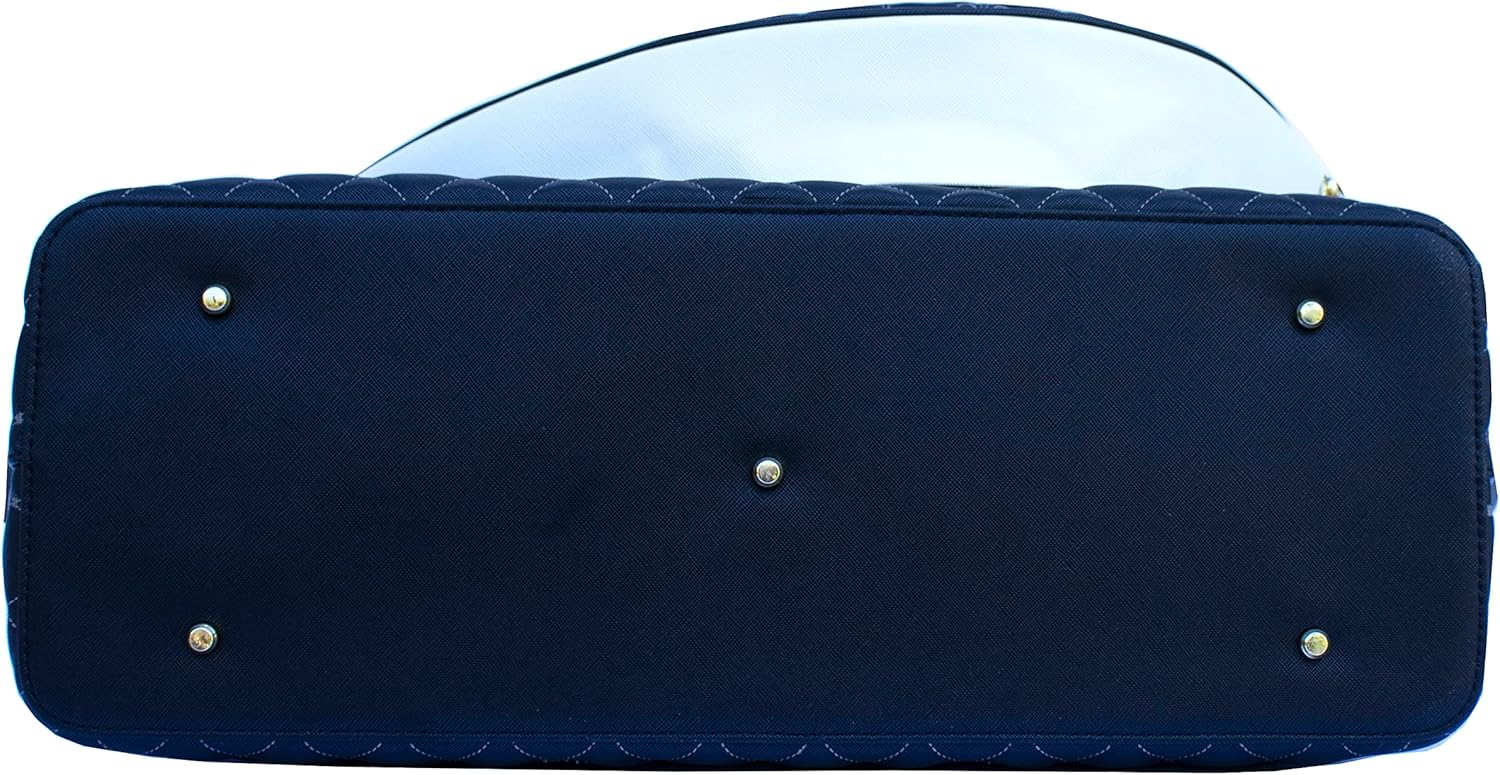 Court Couture Saint Tropez Embroidery Black Tennis/Pickleball Bag