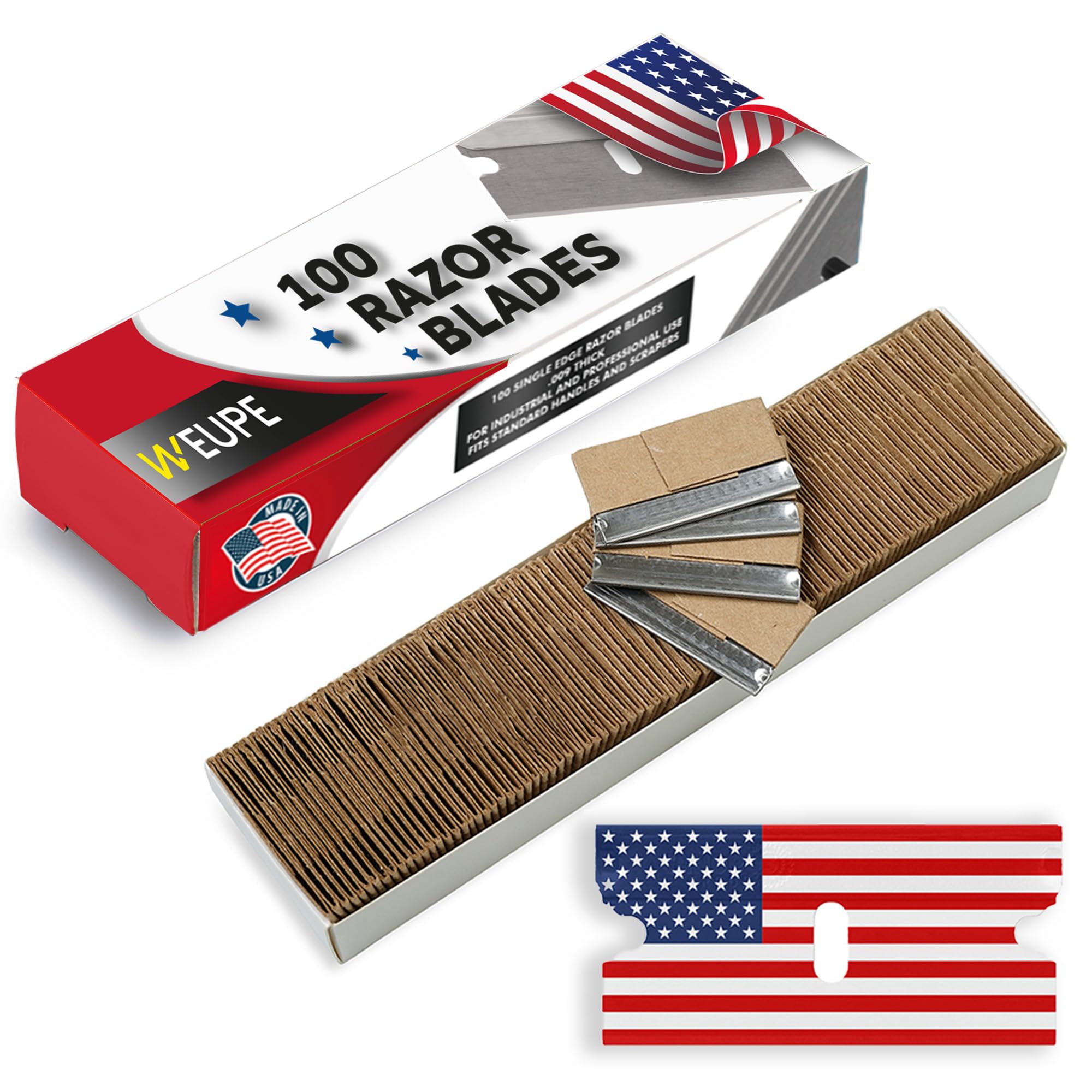 Single Edge Razor Blades 100 Pack