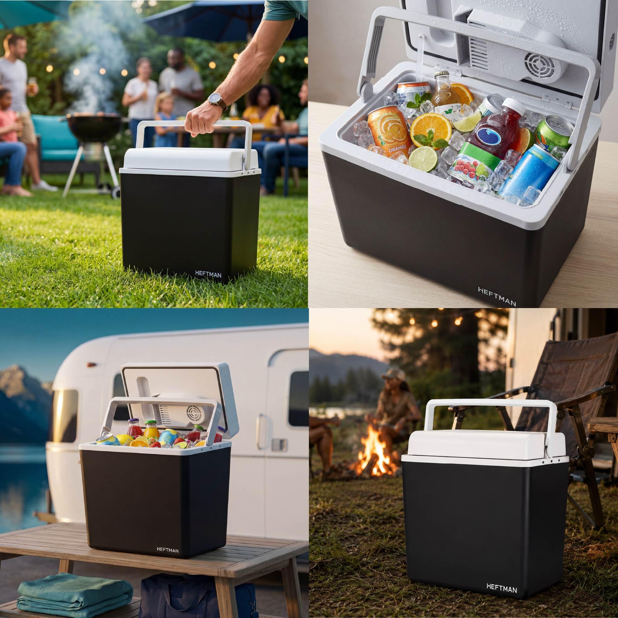 HEFTMAN 20L Kühlbox Elektrisch - Isolierte, Tragbare Elektrische Kühlbox