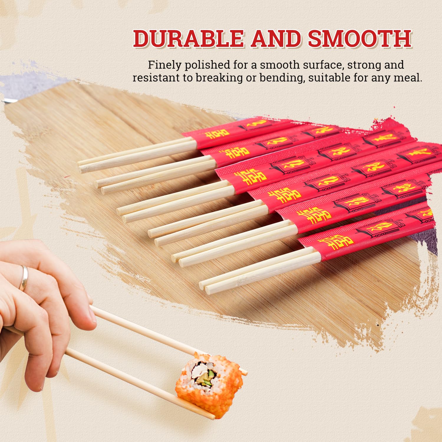 52USA Bamboo Chopsticks - 100 Sets -4