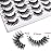 Losha Eyelashes Natural Look Faux Mink Lashes Pack Handmade Wispy False Eyelashes 14 Pairs Cat Eye Lashes (Y52)