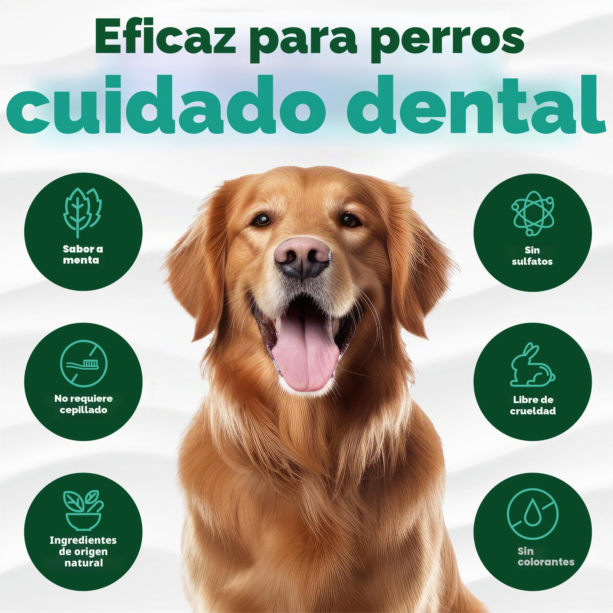 Fresh Breath by TropiClean - Gel de Cuidado Bucal para Perros, Mascotas, Gatos - Sin Cepillado - Ayuda a Eliminar la Placa, el Sarro y la Enfermedad Gingival - Original - 59 ml
