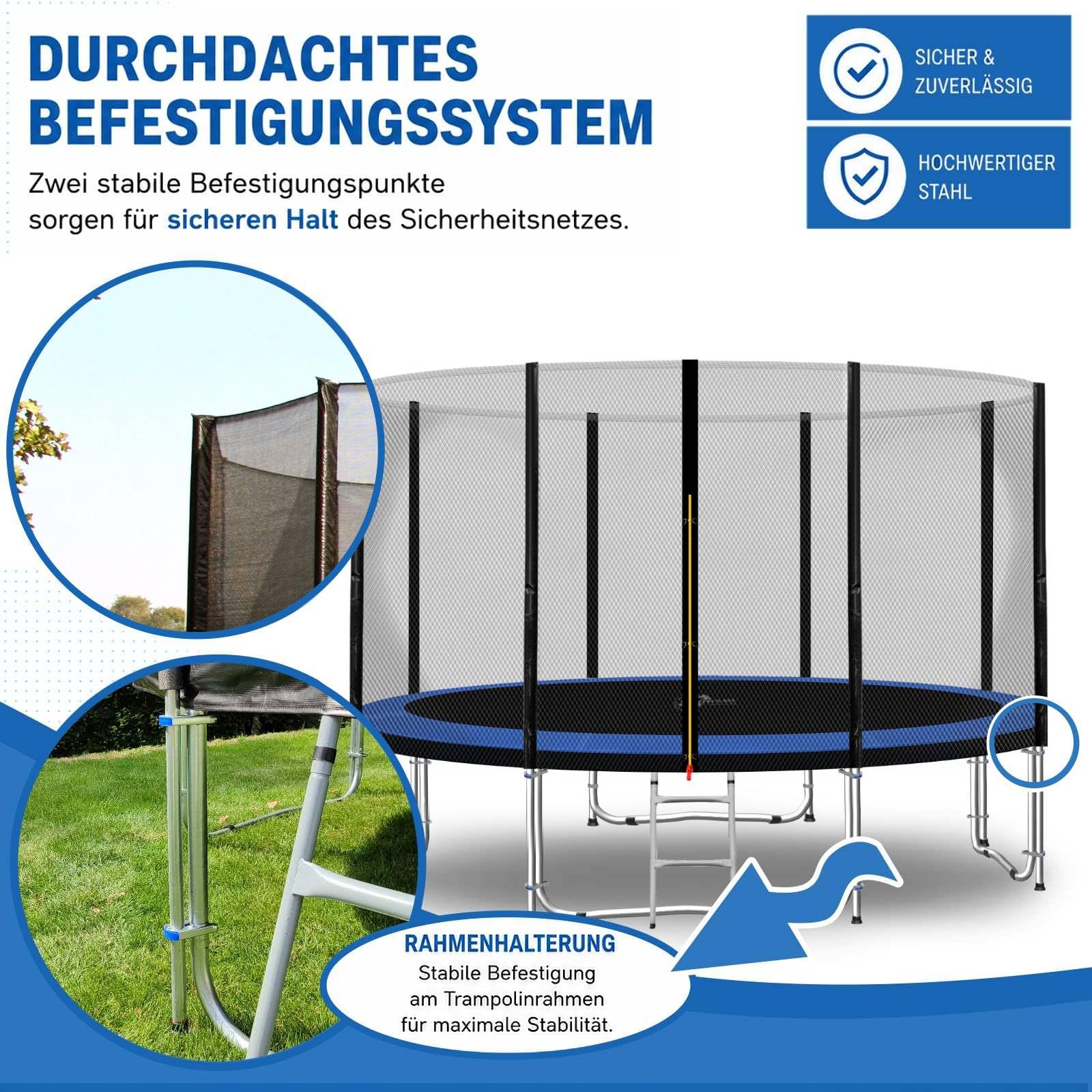 Trampolin Netzstangen, Ersatz-Stangen für Netz (JS+EXD, JS-IN)