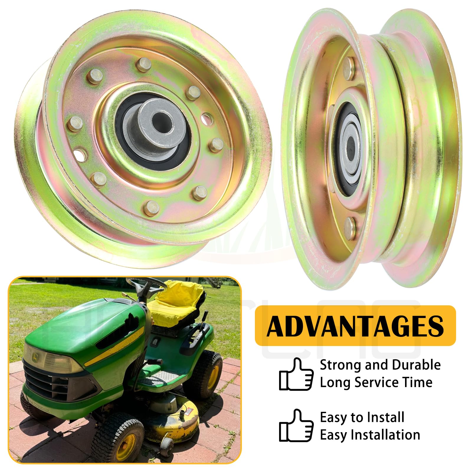 Amazon.com : BOSFLAG 156493 Idler Pulley Craftsman Replaces 173901