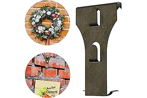 Brick Hook Clips (4 Pack) - Require No Drilling for Outdoor Hanging