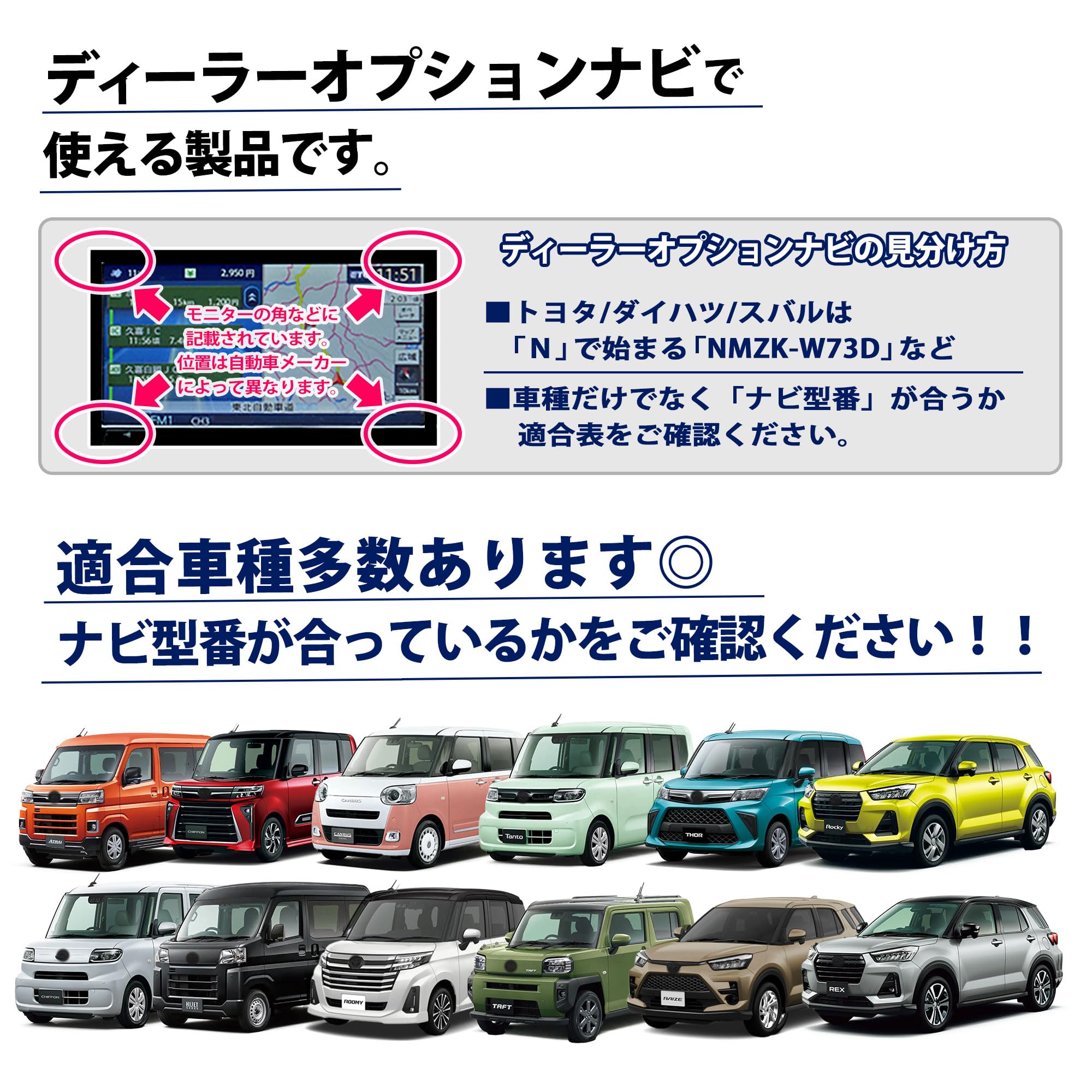 Amazon.co.jp: TVキャンセラー NMZK-W75DE 7インチ ベーシックナビ