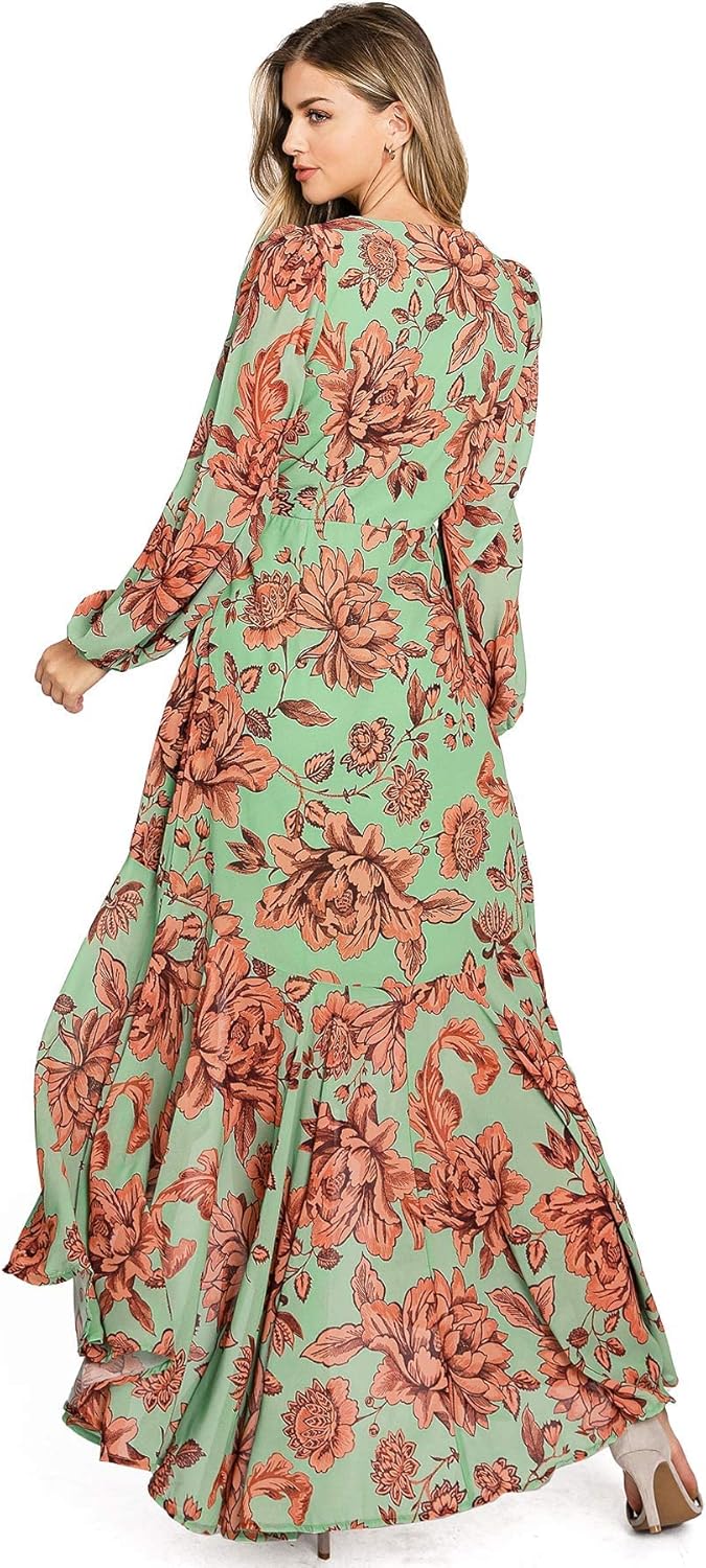 Wild Peony Hi-Lo Dress - Image 4