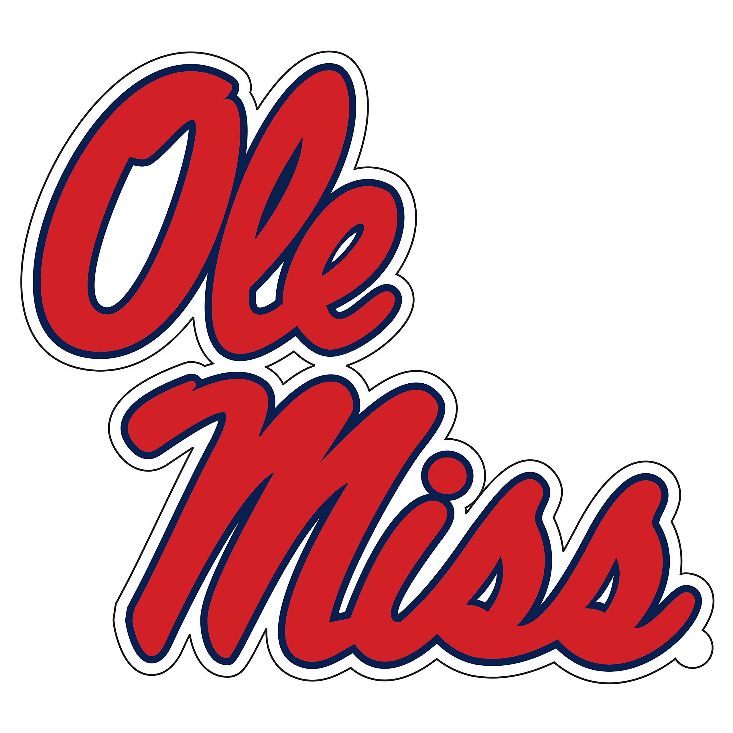 Craftique Cooler Cals (CC OLE MISS DECAL 6