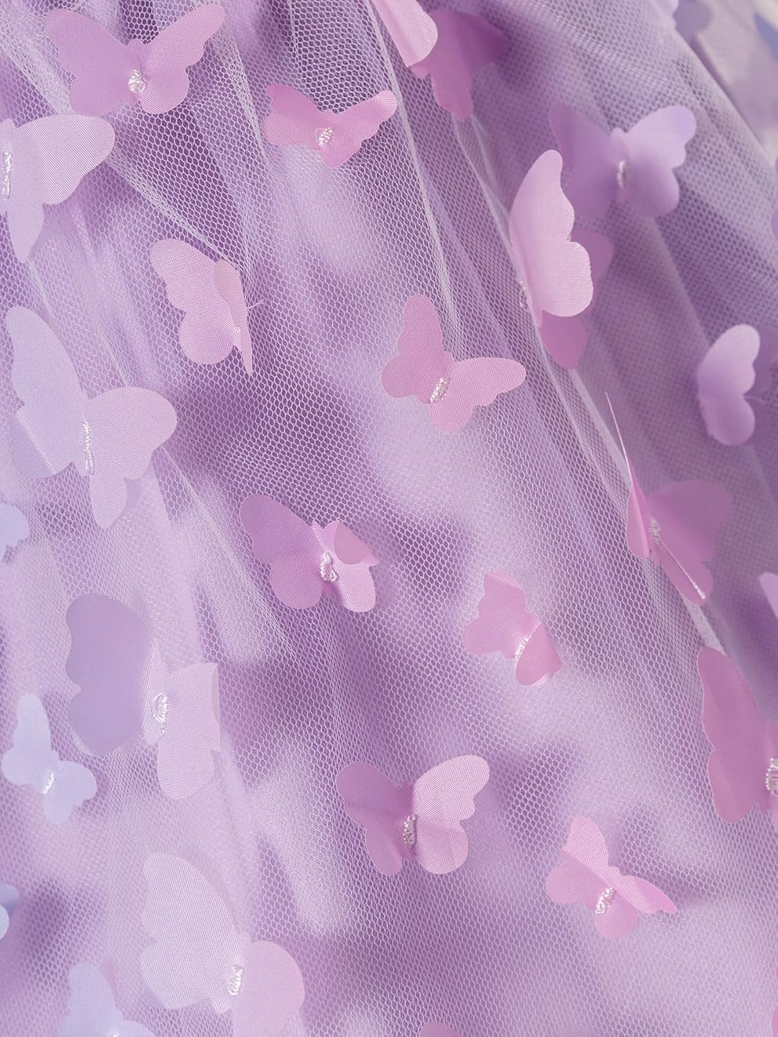 Girls Tulle Dress Toddler Flutter Sleeve Tutu Dress Summer Flower Birthday Party Princess Dresses - Image 7